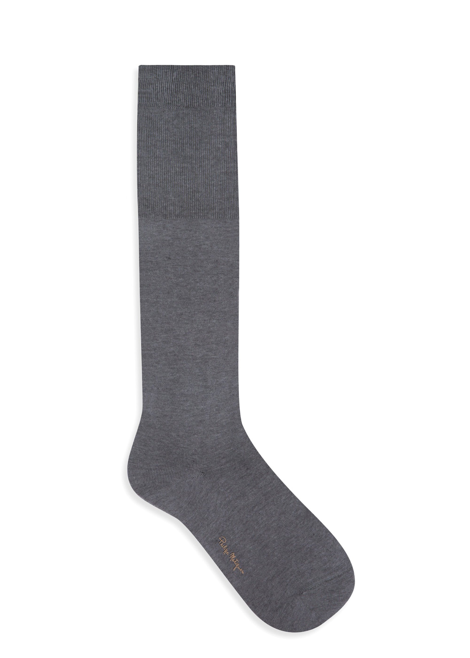 Philippe Matignon Deluxe calza lunga uomo cotone e seta