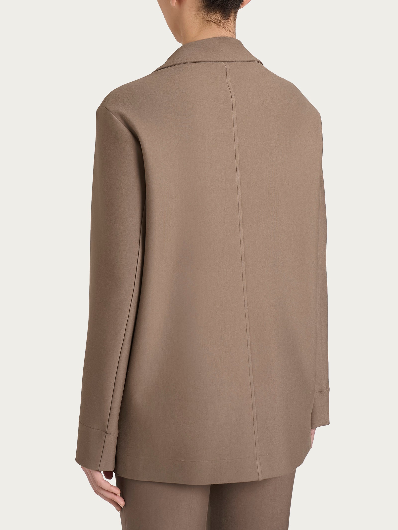 Ragno Compact blazer over pine bark un bottone