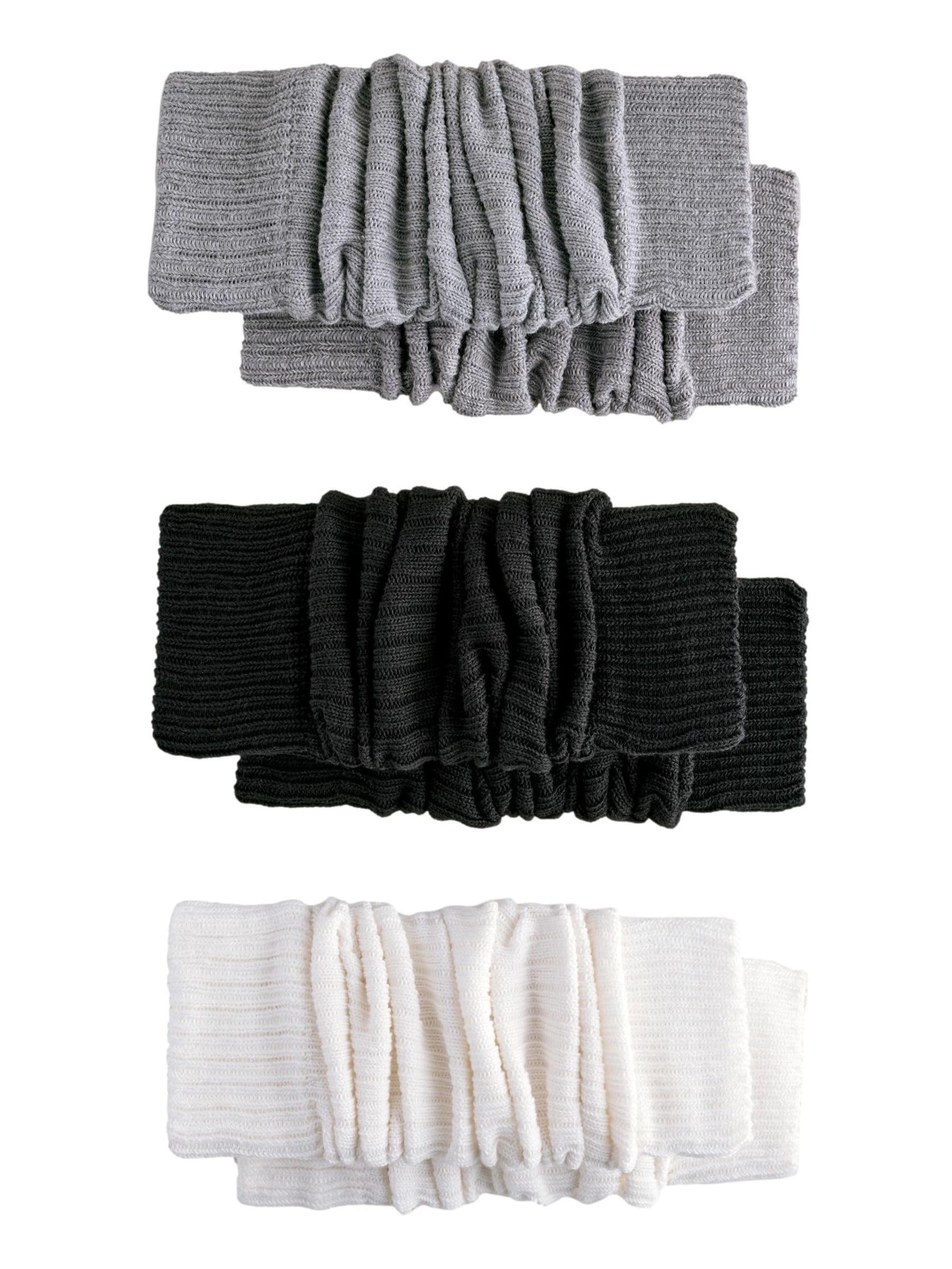 Geo Next The Set scaldamuscoli cotone 3 paia grigio ecru nero