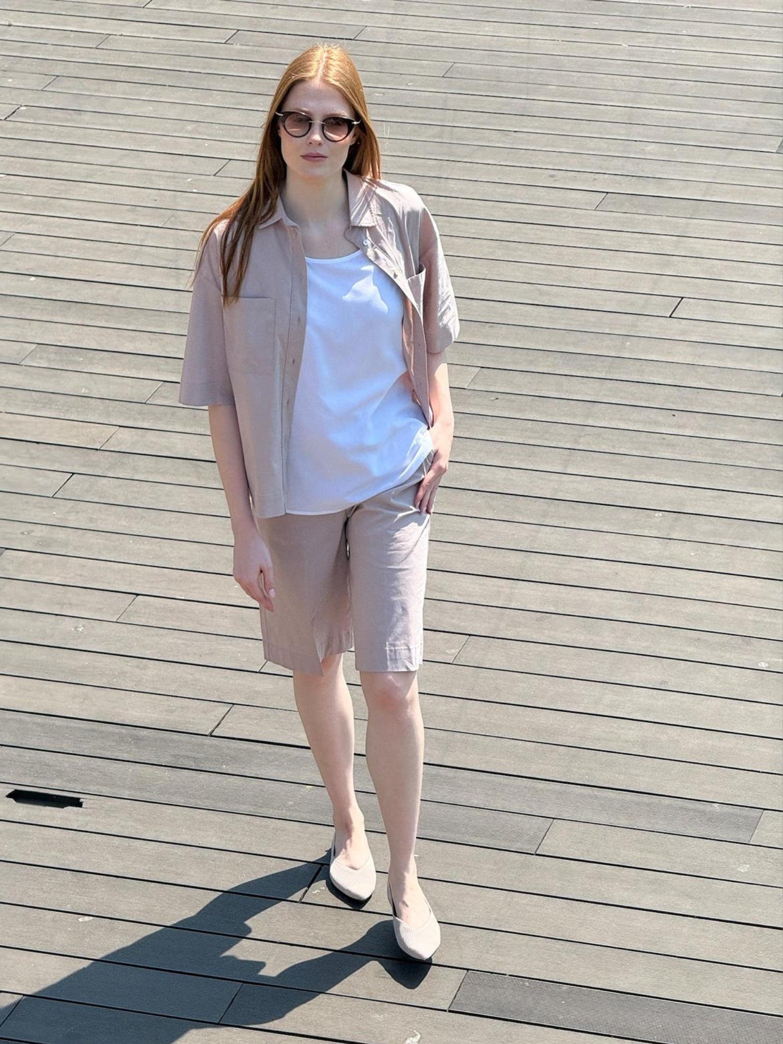 Ragno Super Fresh Sphinx camicia manica corta rosa tasche