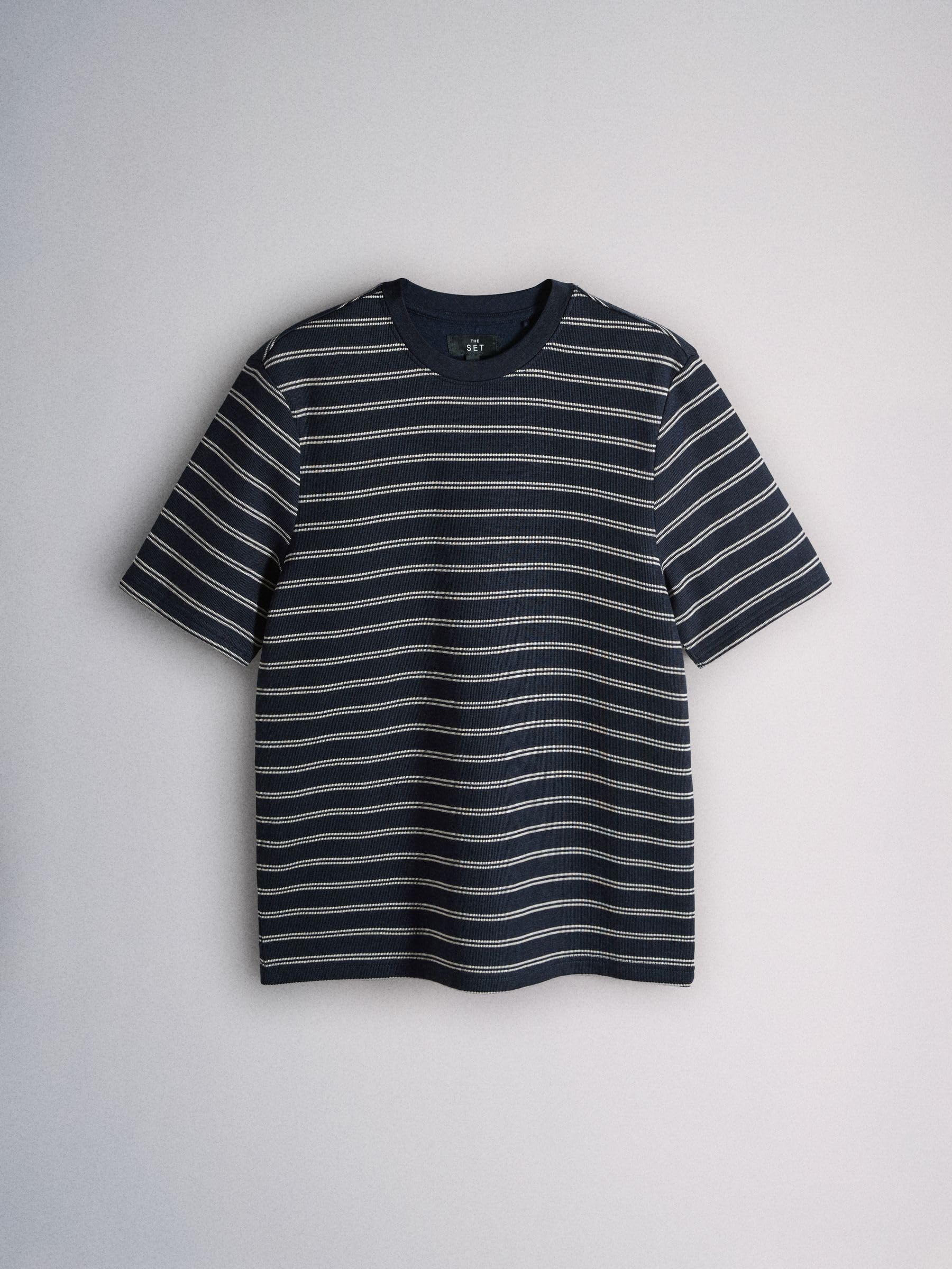 Geo Next The Set T-shirt girocollo uomo 3 pezzi cotone testurizzato