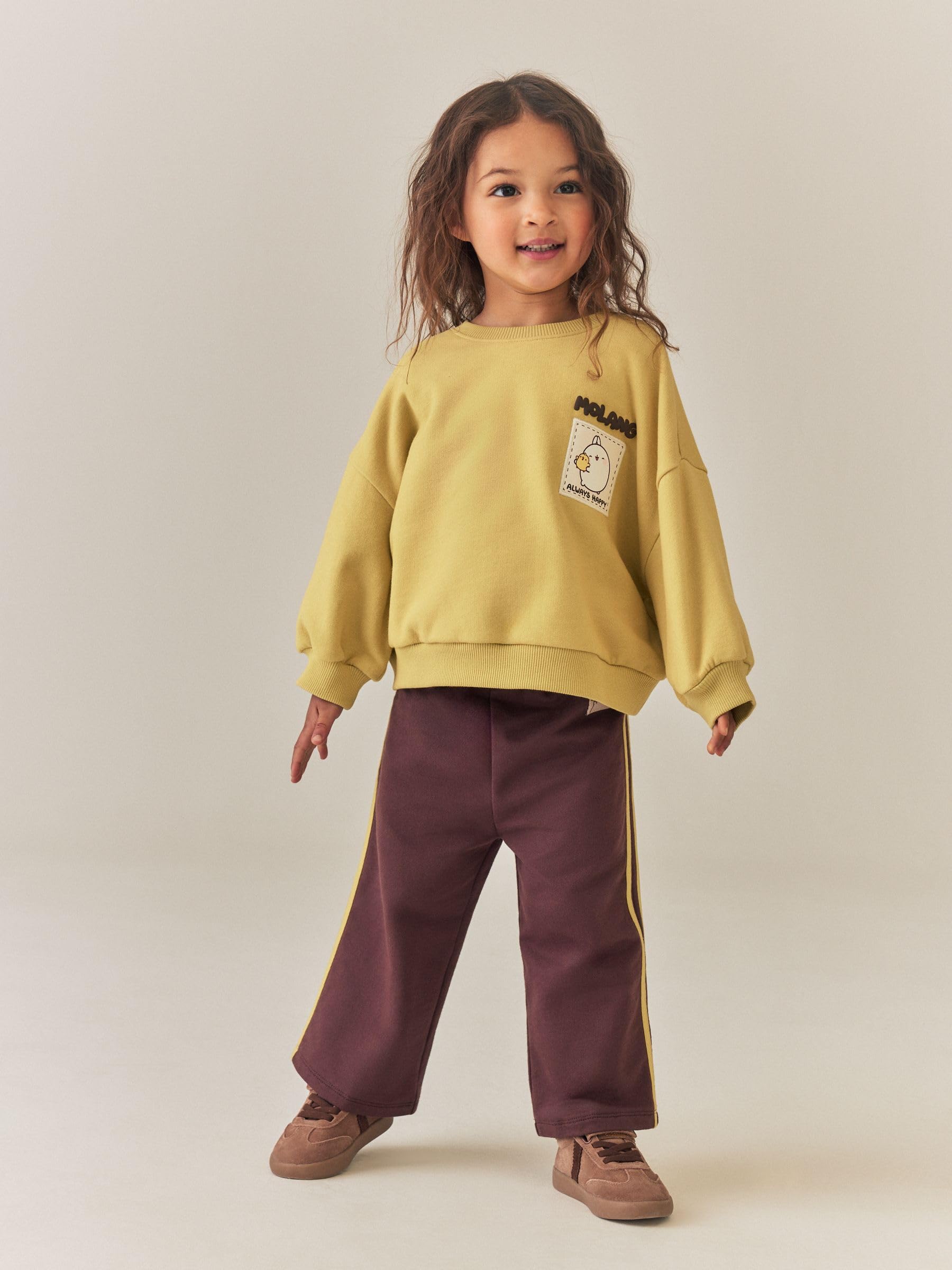 Next Molang tuta bambina felpa e leggings 12-18 mesi