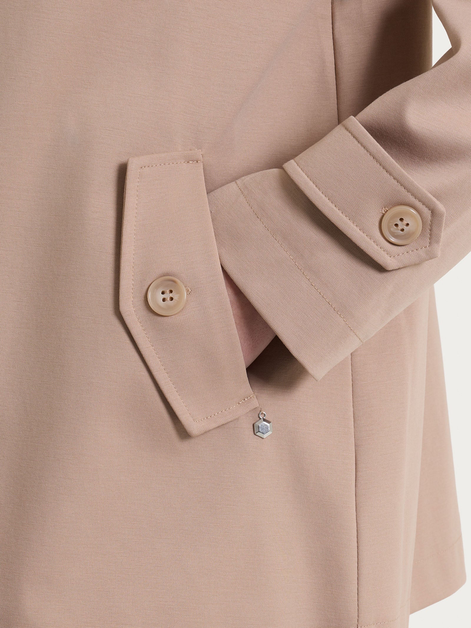 Ragno Compact Light Trench Corto Giacca Warm Taupe