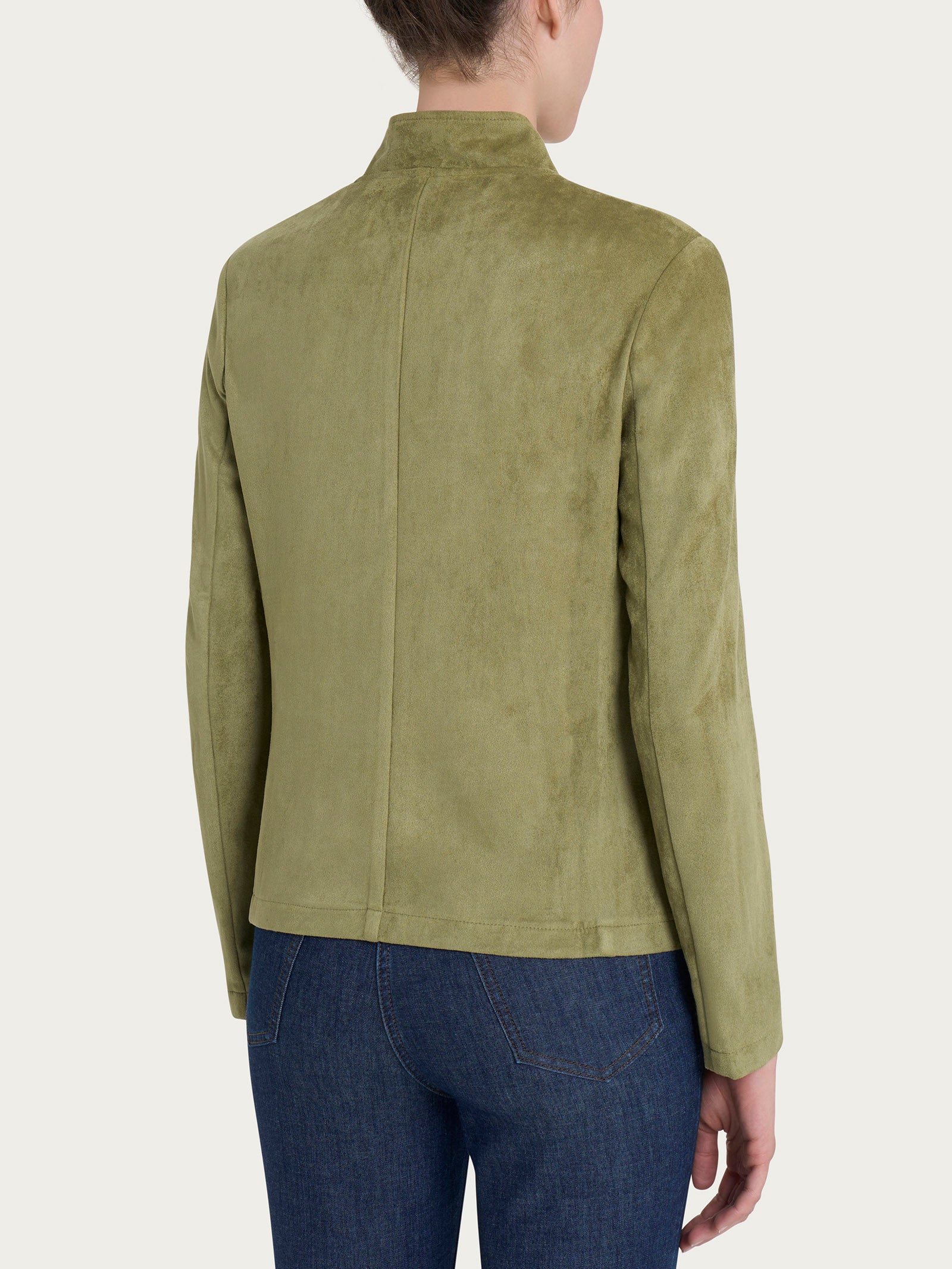 Ragno Compact Blazer Corto Sphagnum Verde Eco Suede