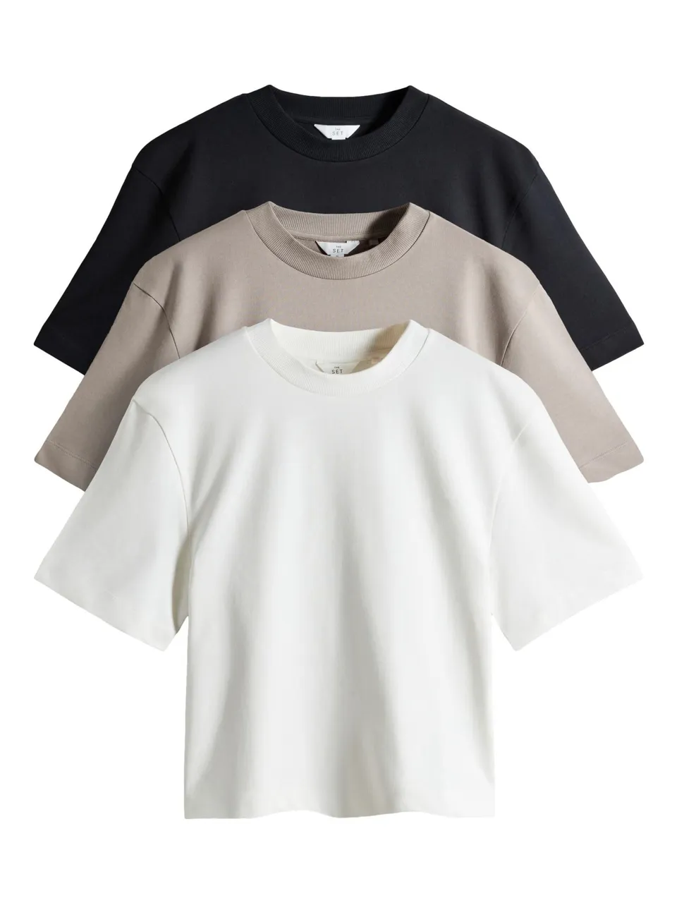 Next The Set T-shirt pesante prima qualità confezione 3 donna