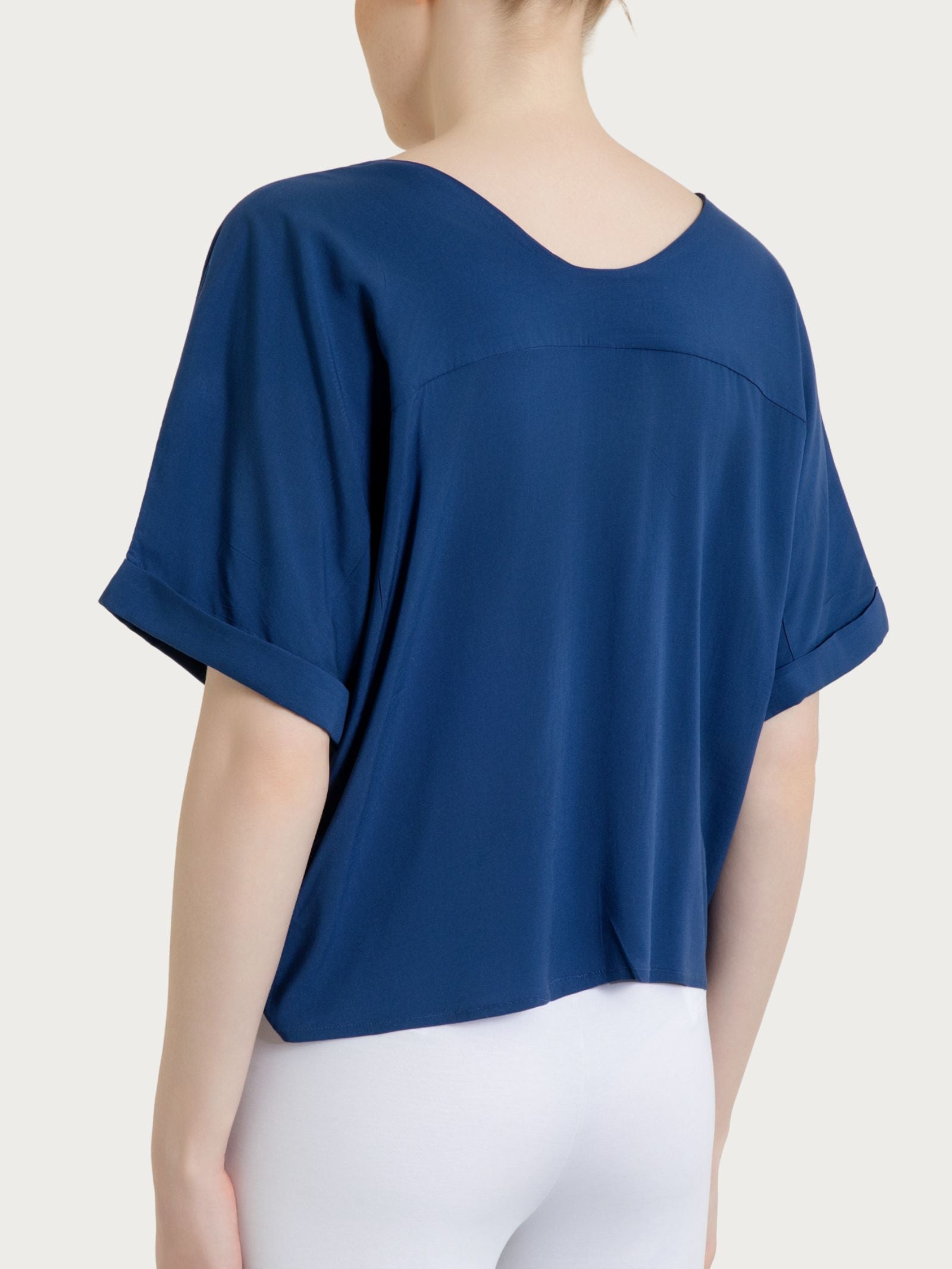 Ragno Blusa Voile Stretch Kimono Donna Oceana