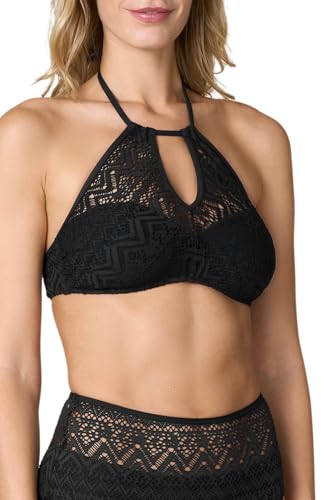Goldenpoint Delfi top bikini donna imbottito cut out in pizzo