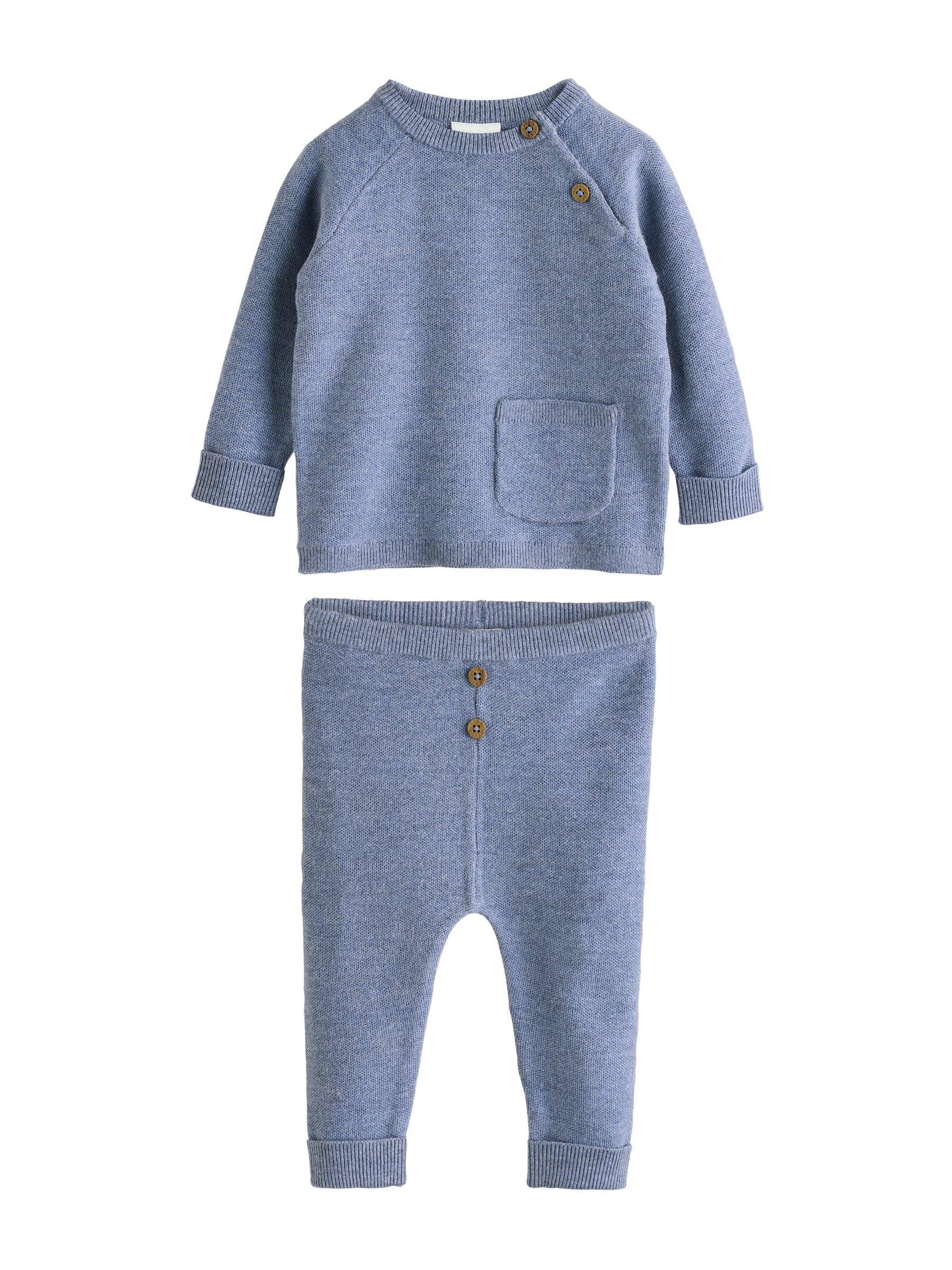 Next completo neonato 80-86 maglione e leggings da 2 pezzi