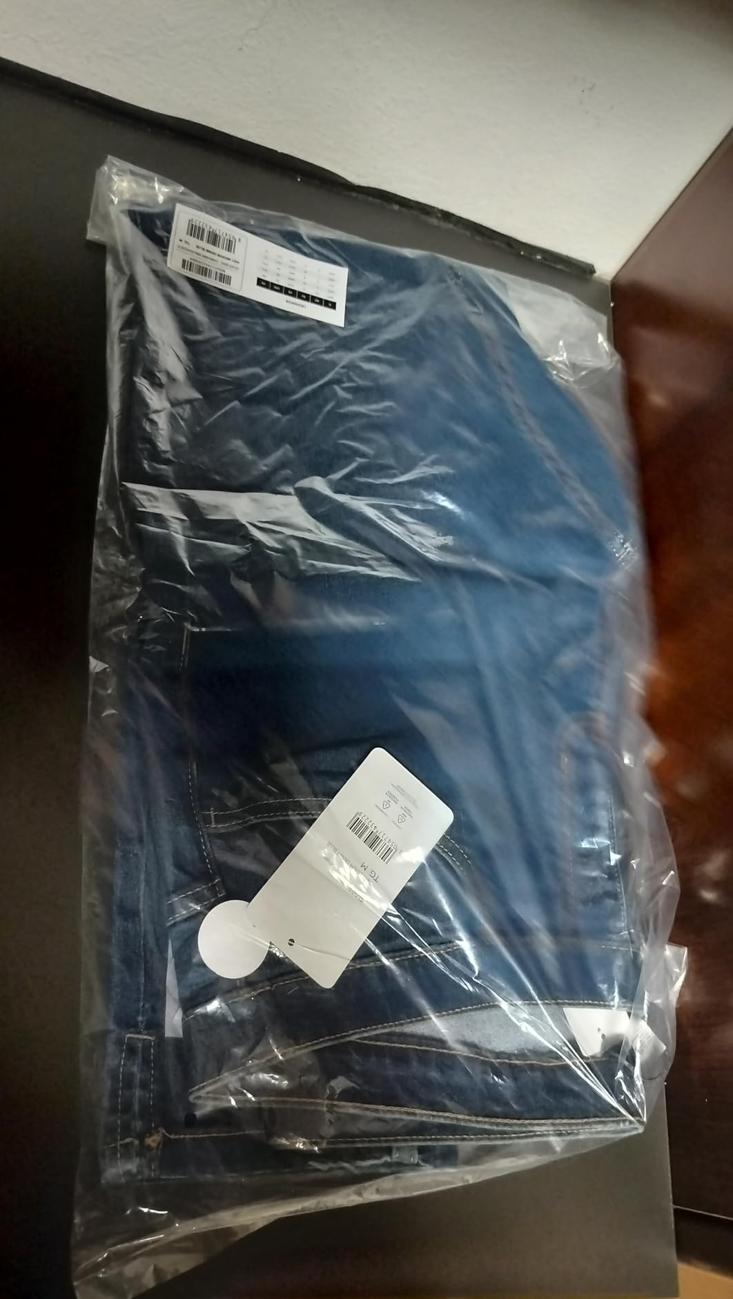 Goldenpoint Jeans Skinny Donna Denim con Spacco Vita Elasticata