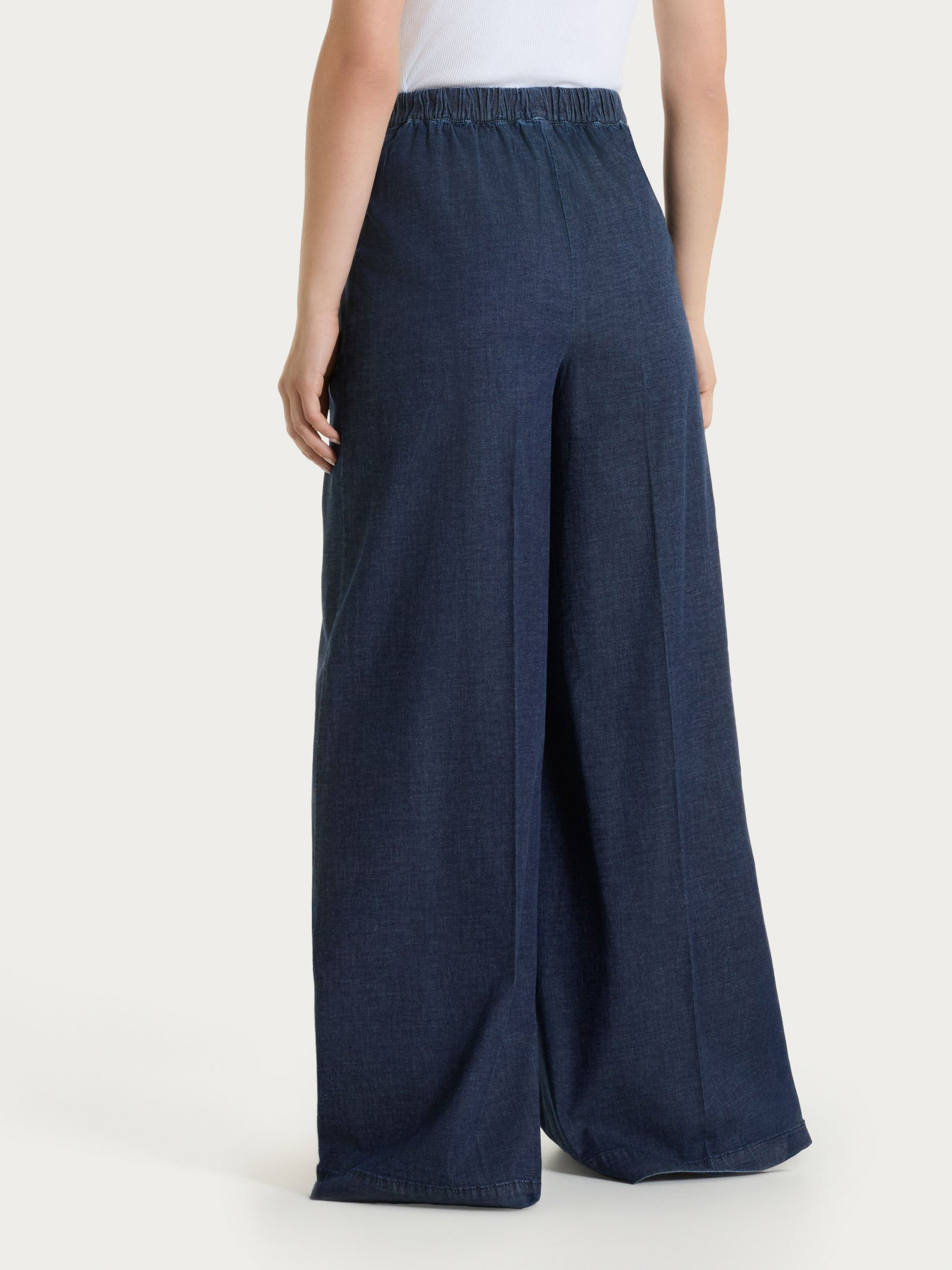 Ragno Super Denim jeans palazzo Dark Indigo cotone elasticizzato