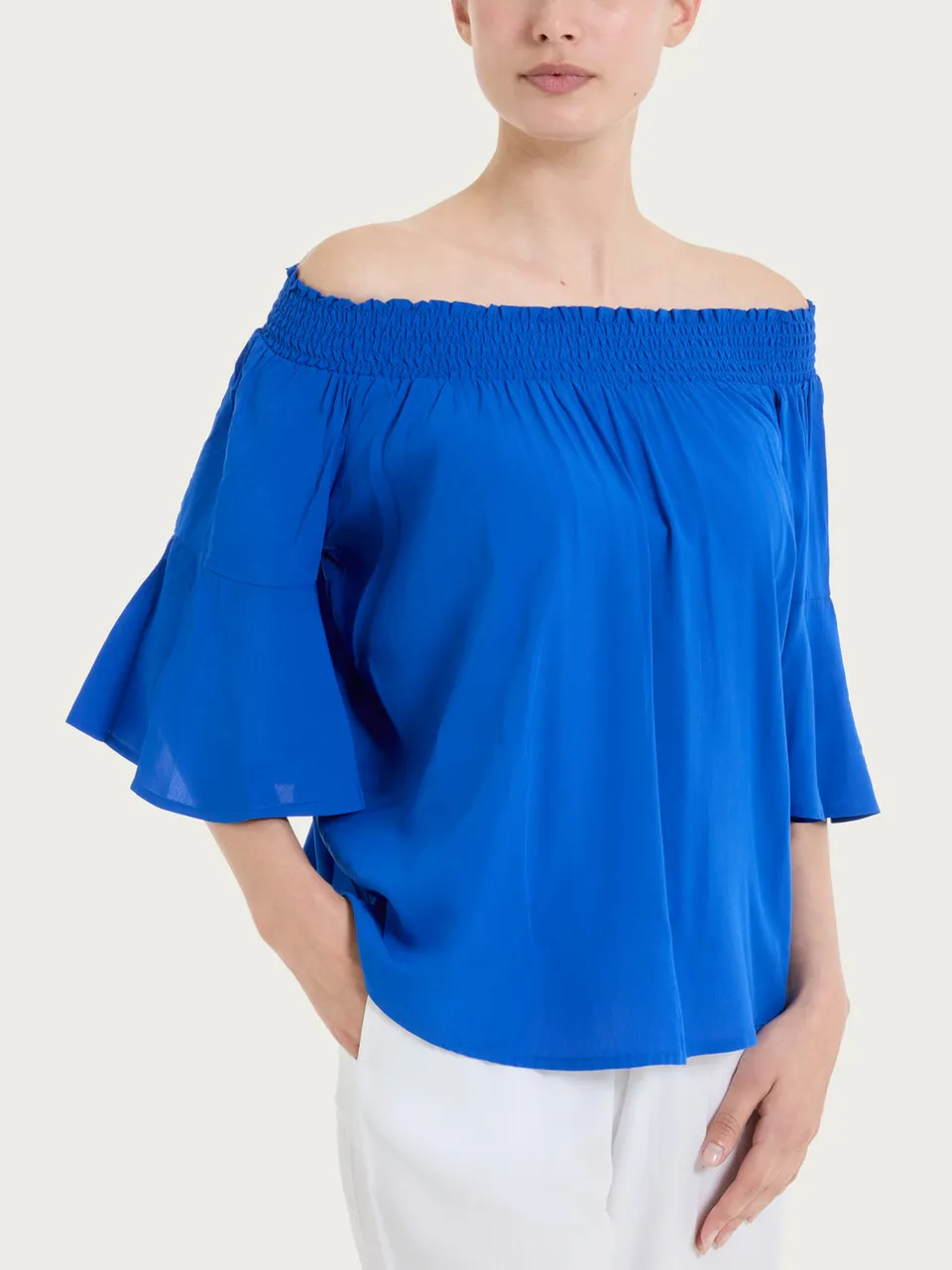 Ragno EcoSeta Curled t-shirt Surf the Web donna