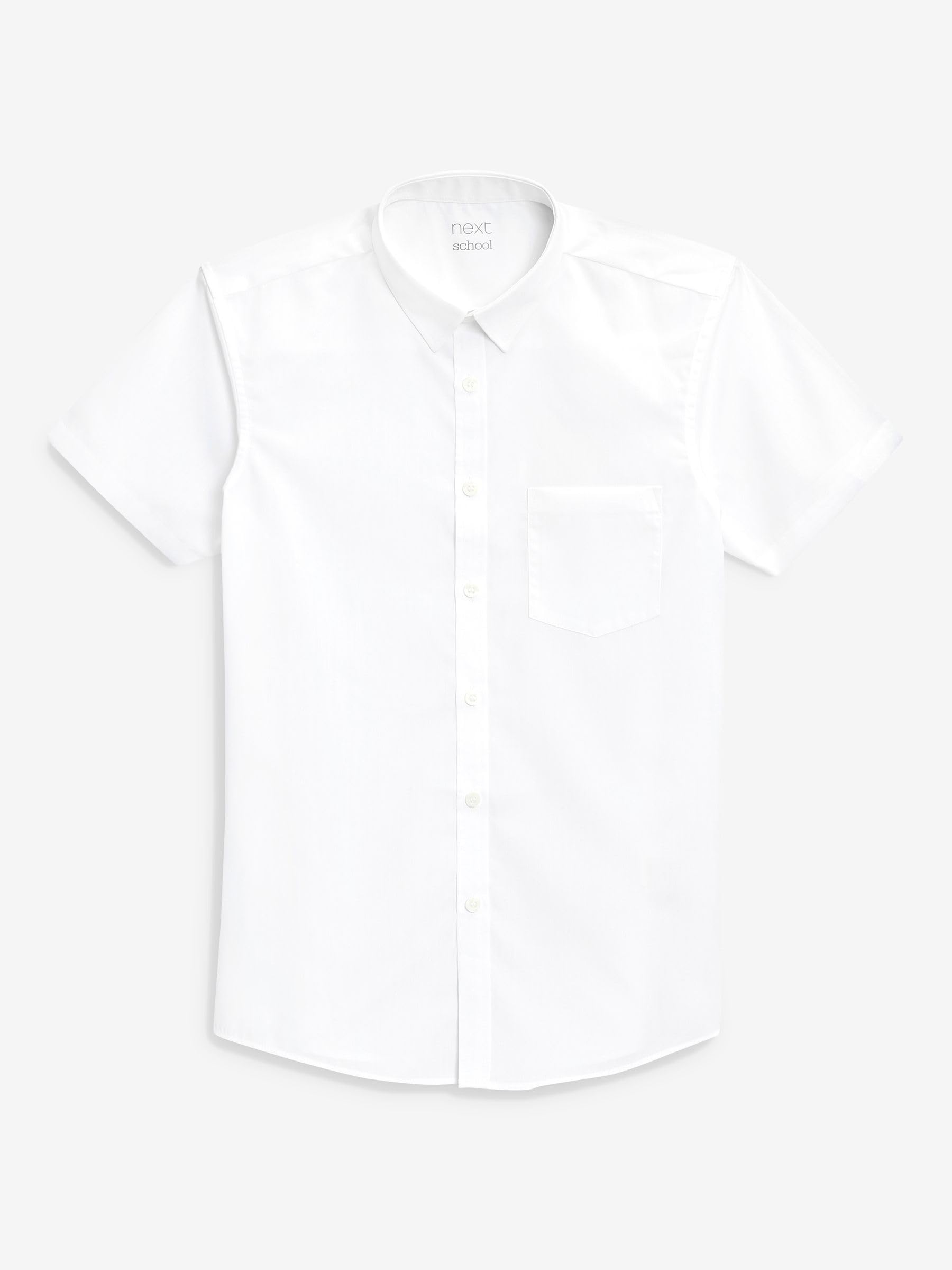 Next ragazzo camicie scuola slim maniche corte 5 pz 152