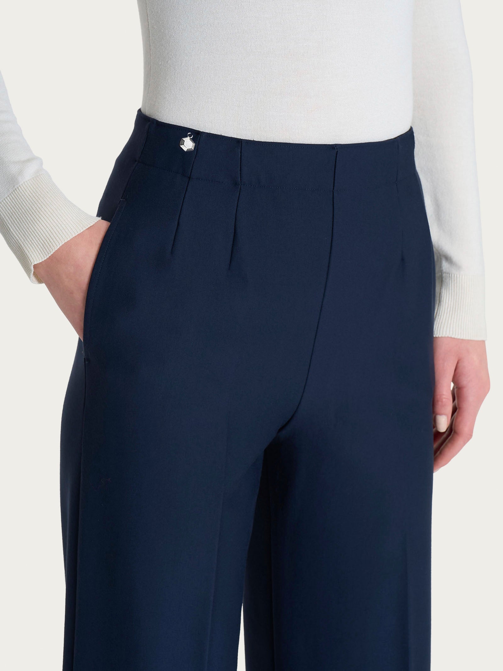 Ragno Compact pantalone ampio tasche Persia punto Milano