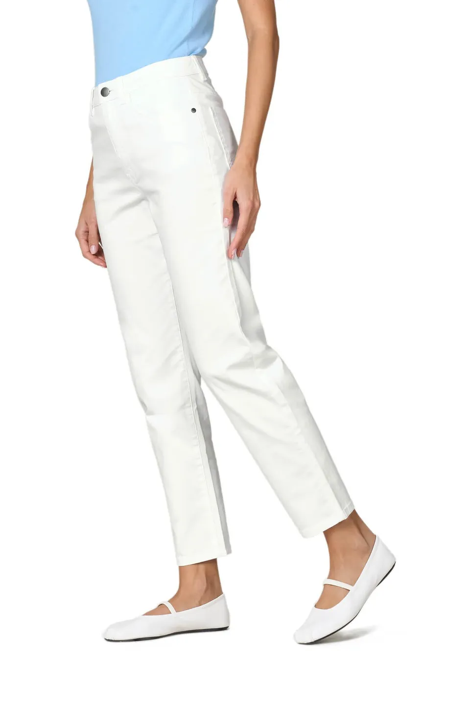 Goldenpoint jeans straight denim tasche donna