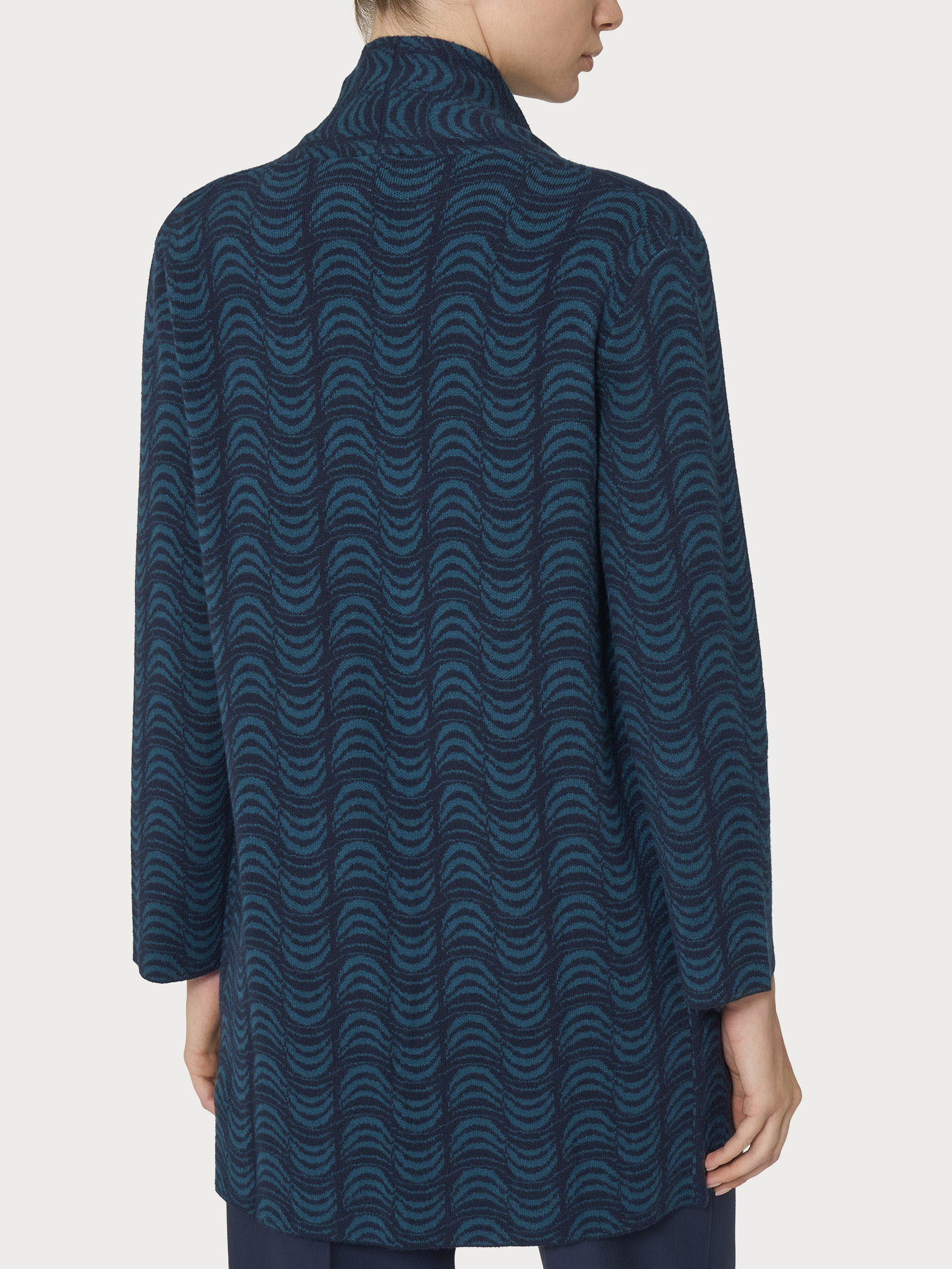 Ragno Four Seasons cardigan lungo Reflecting Pond viscosa