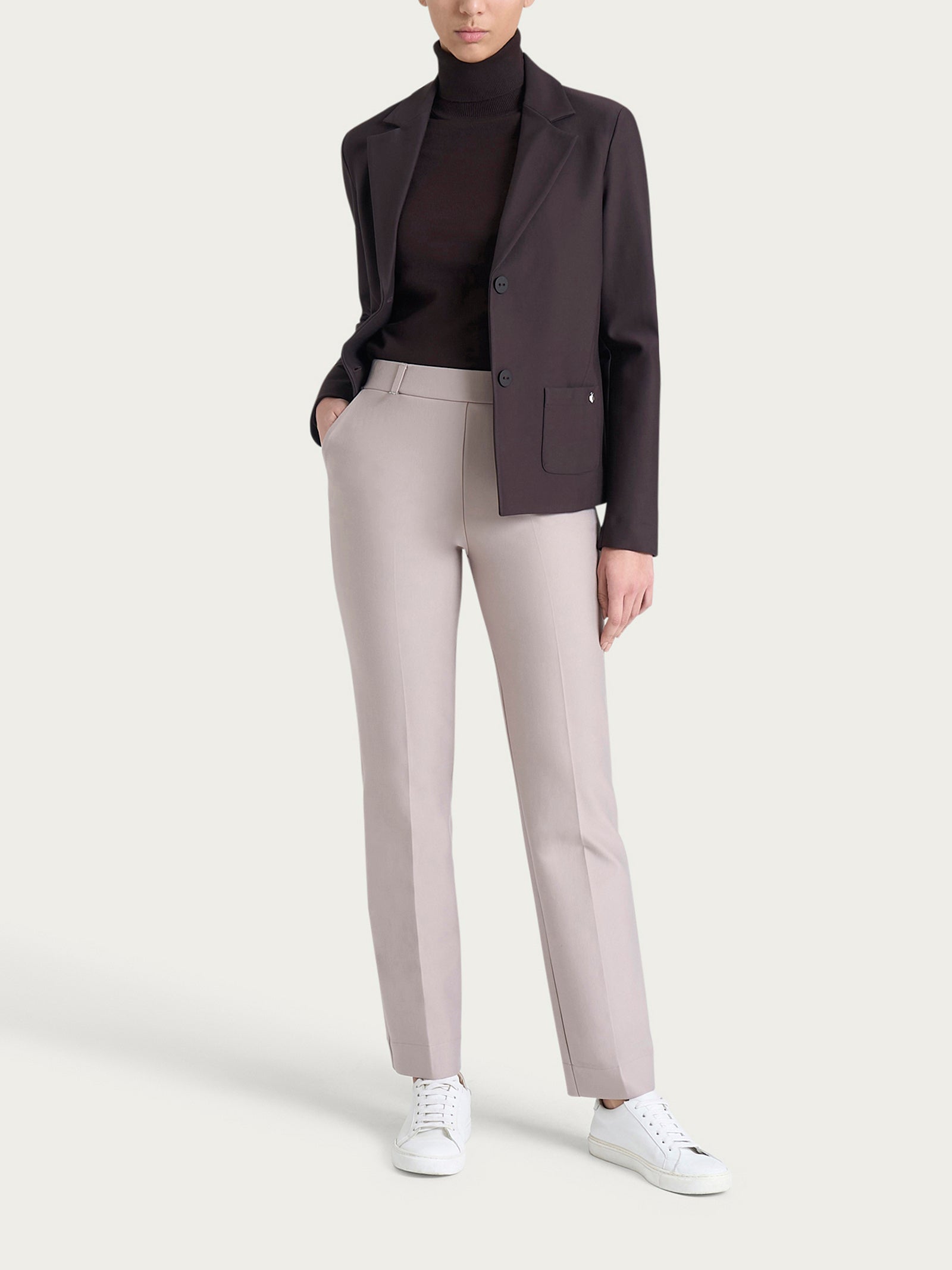 Ragno Compact Blazer Due Bottoni Chocolate Torte Regular