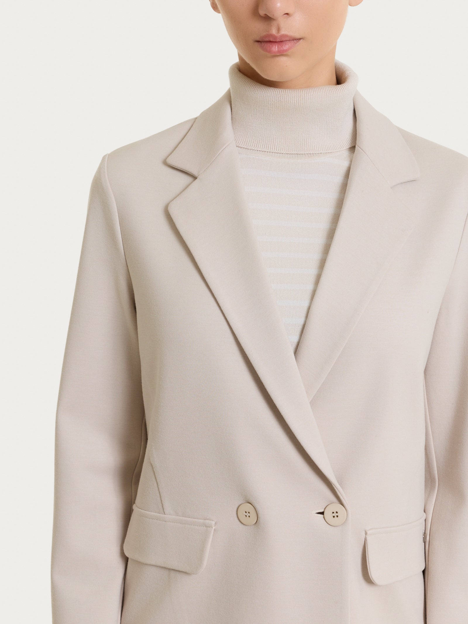 Ragno Cashmere Compact Blazer Doppio Petto champignon regular