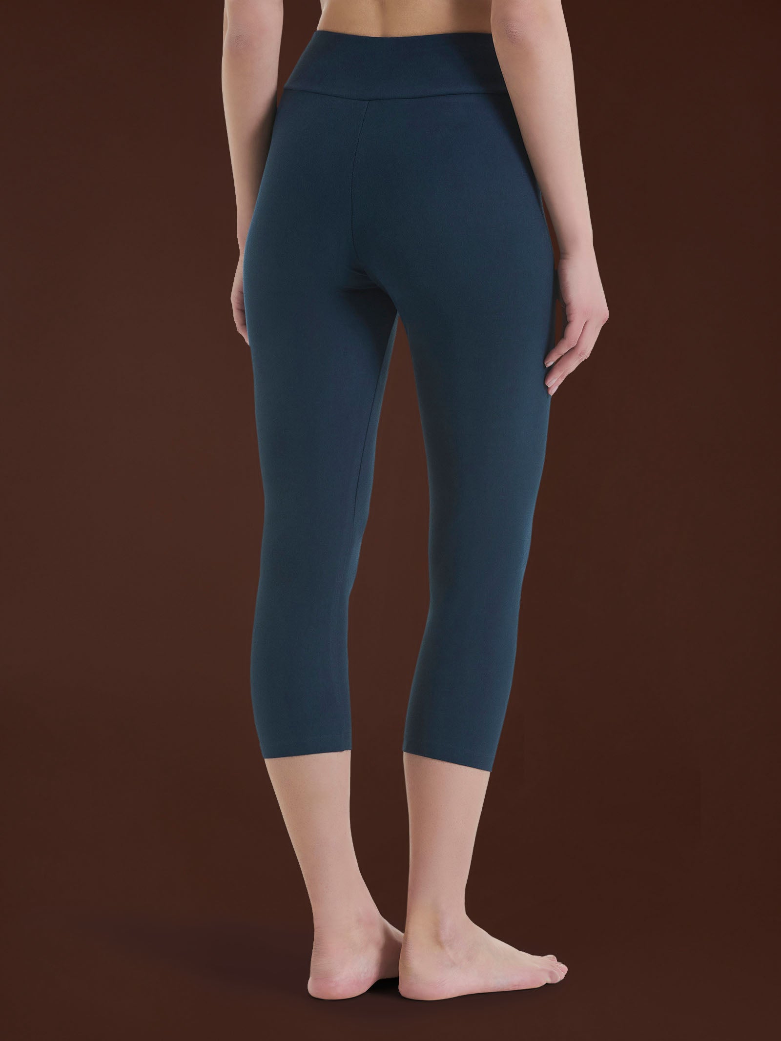 Ragno beYOUtiful Leggings Pinocchietto Cotone Bleu Casa