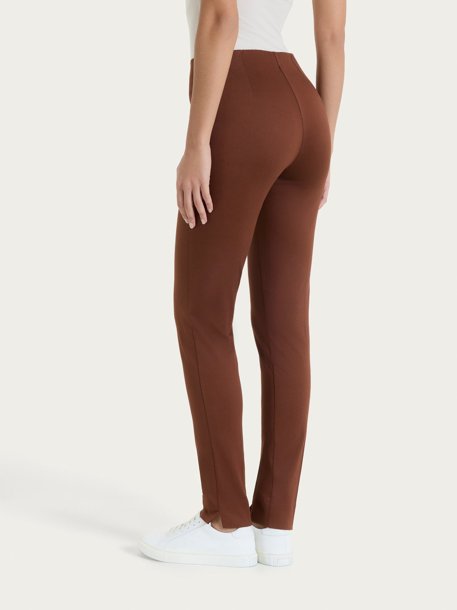 Ragno Satin Power pantalone sigaretta cappuccino cotone elasticizzato