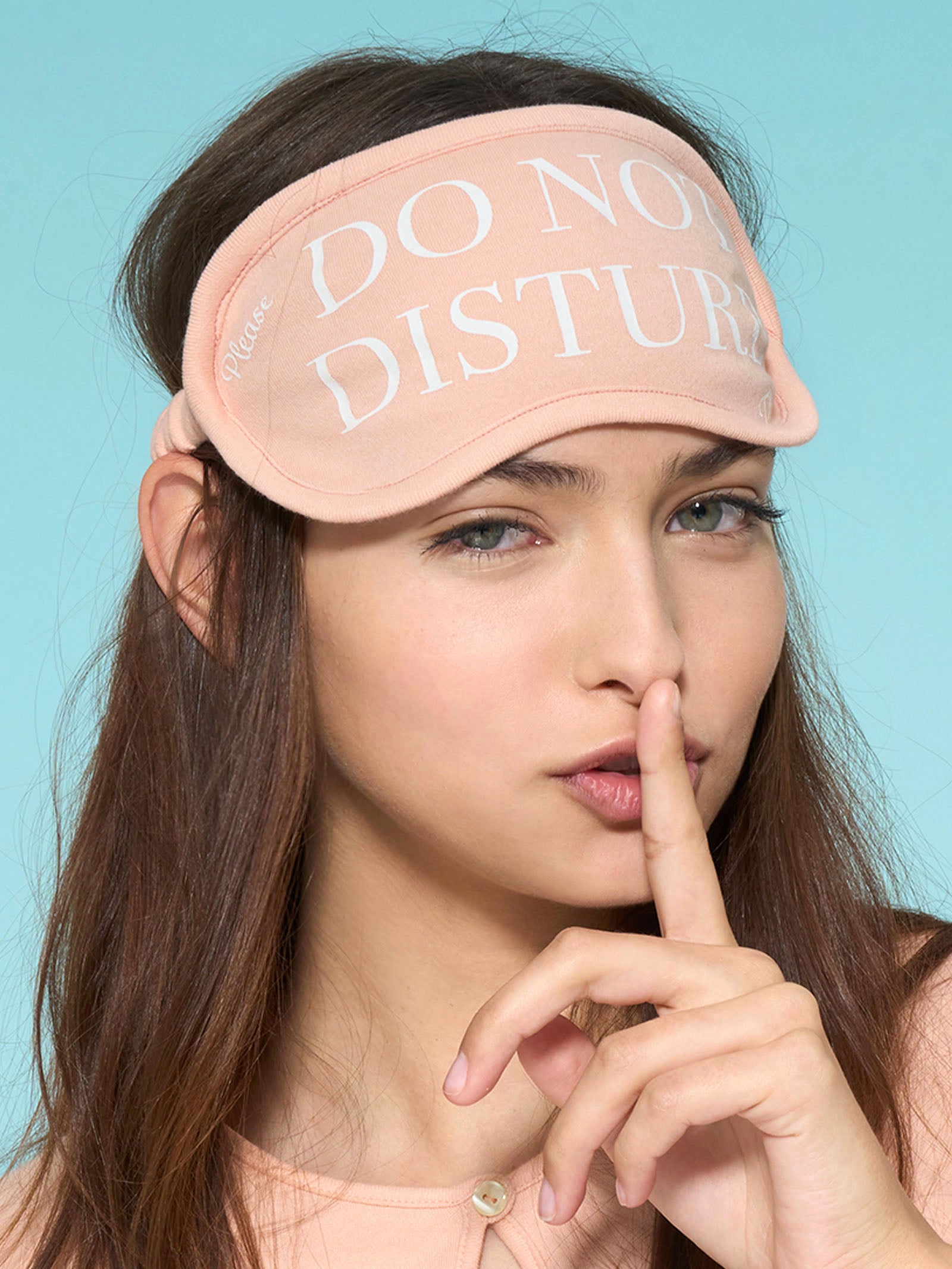 Ragno Mascherina Do Not Disturb Donna Cotone Almost Apricot