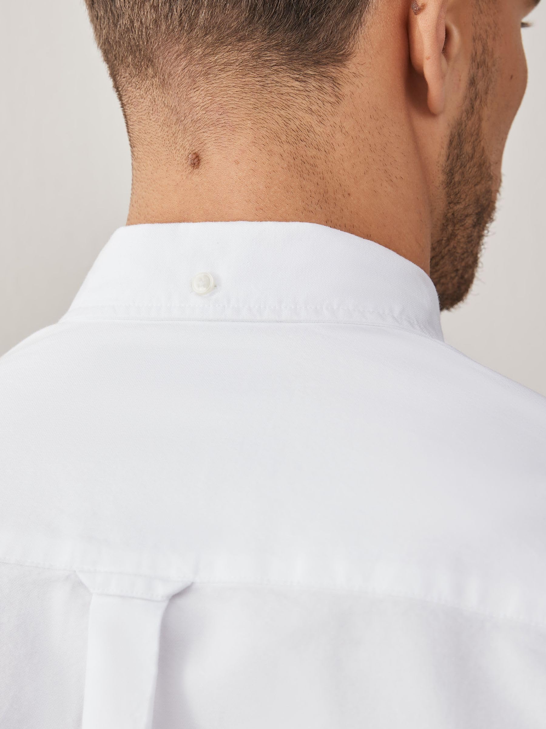 Next 2 camicie Oxford manica corta cotone uomo