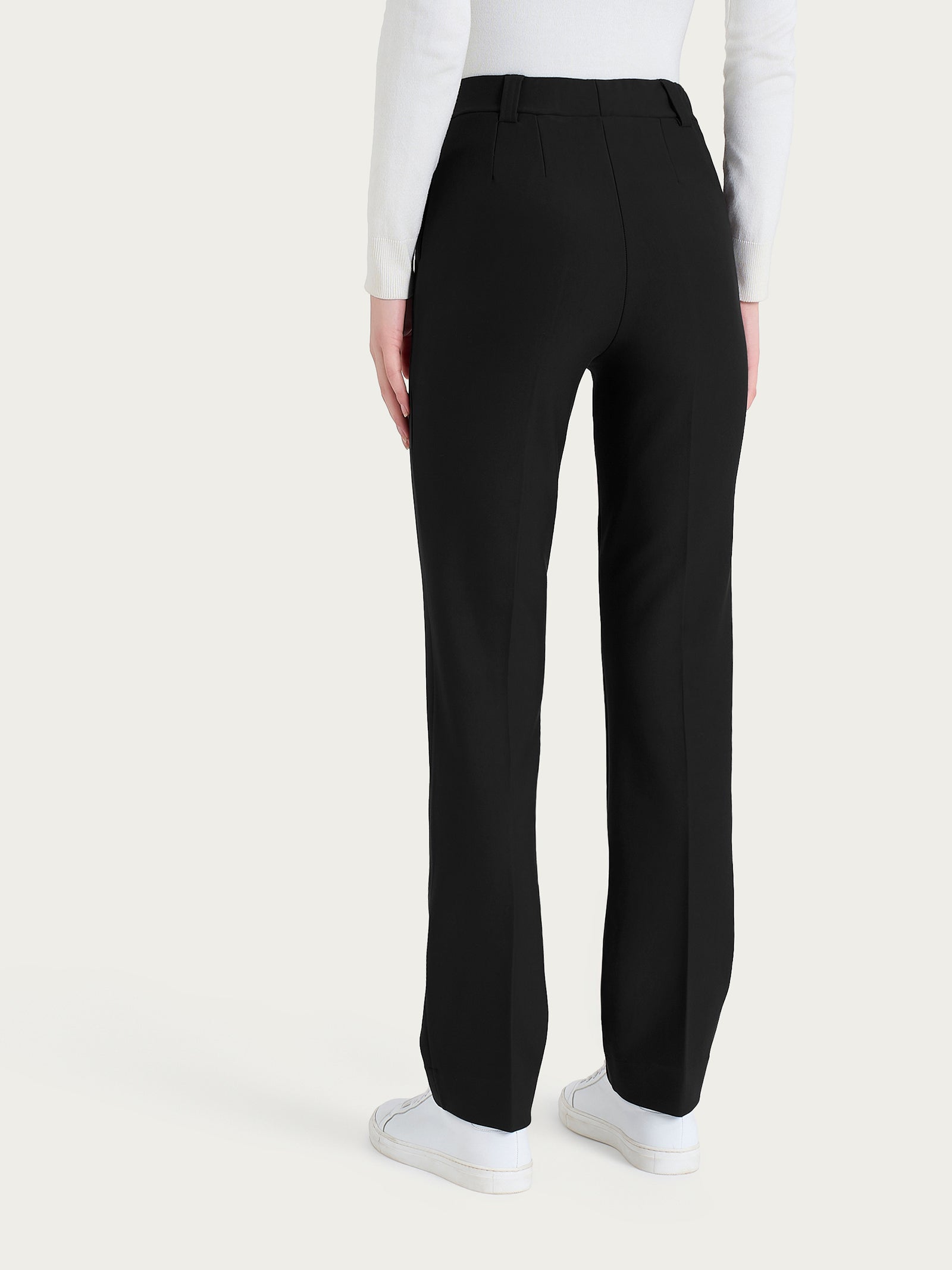 Ragno Compact The Straight Leg pantalone nero