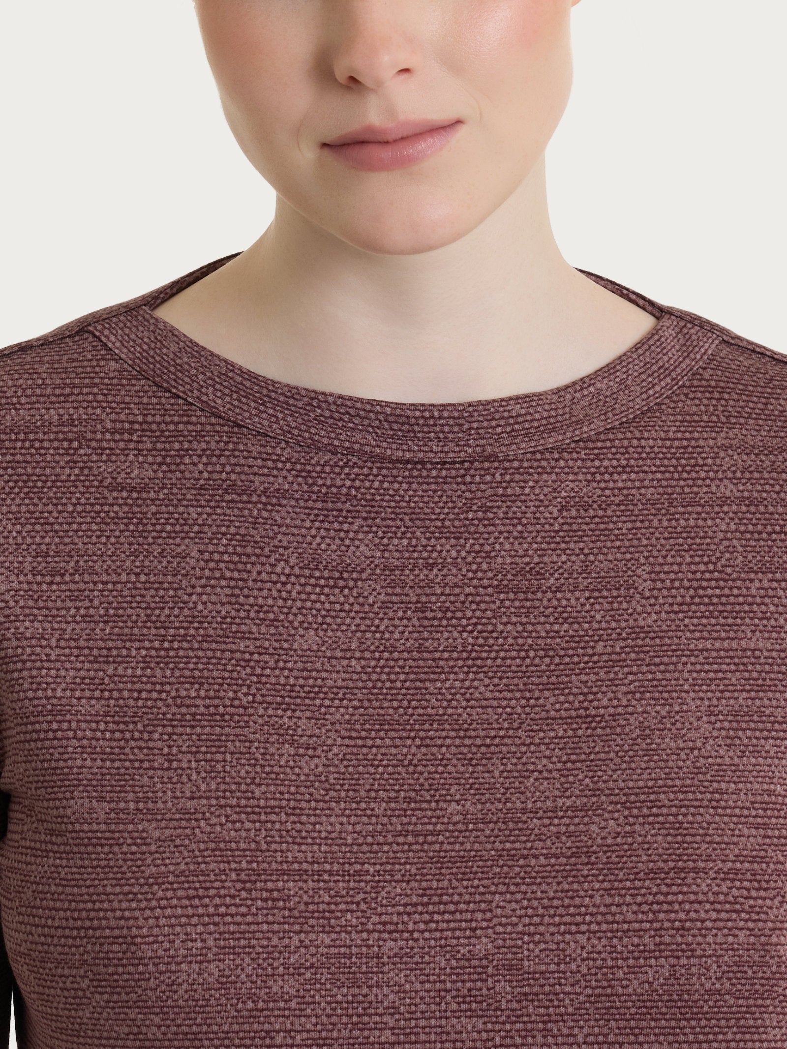 Ragno Viscosa Summer t-shirt barchetta Twilight Mauve manica 3/4