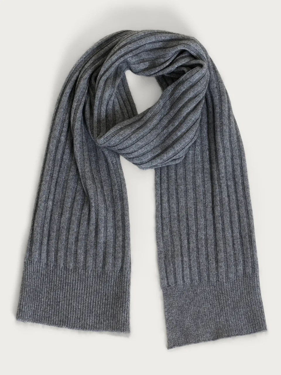 Ragno Natural Soft sciarpa unisex ferro melange calda