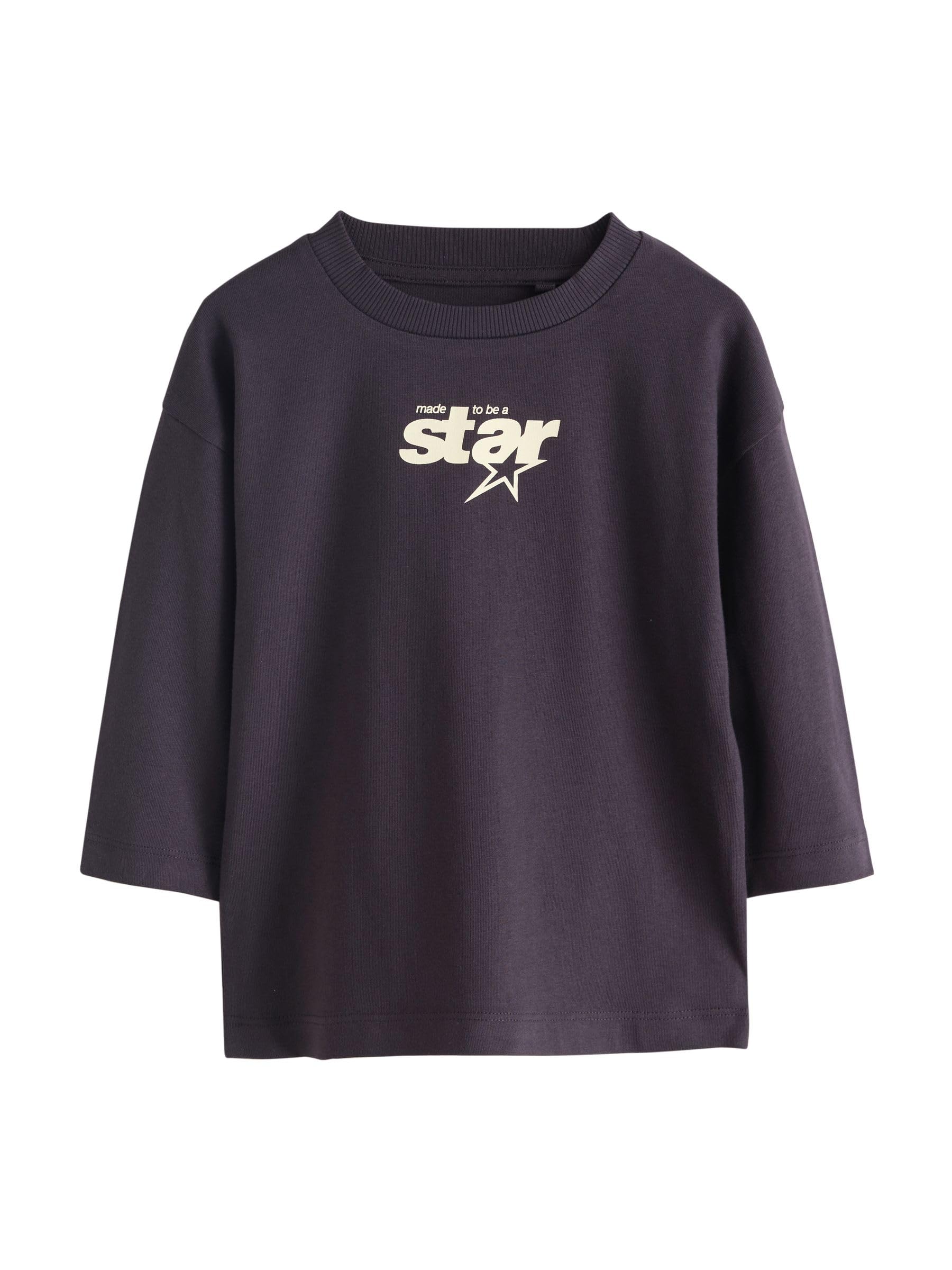 Geo Next magliette manica lunga ragazzo 5 pezzi cotone