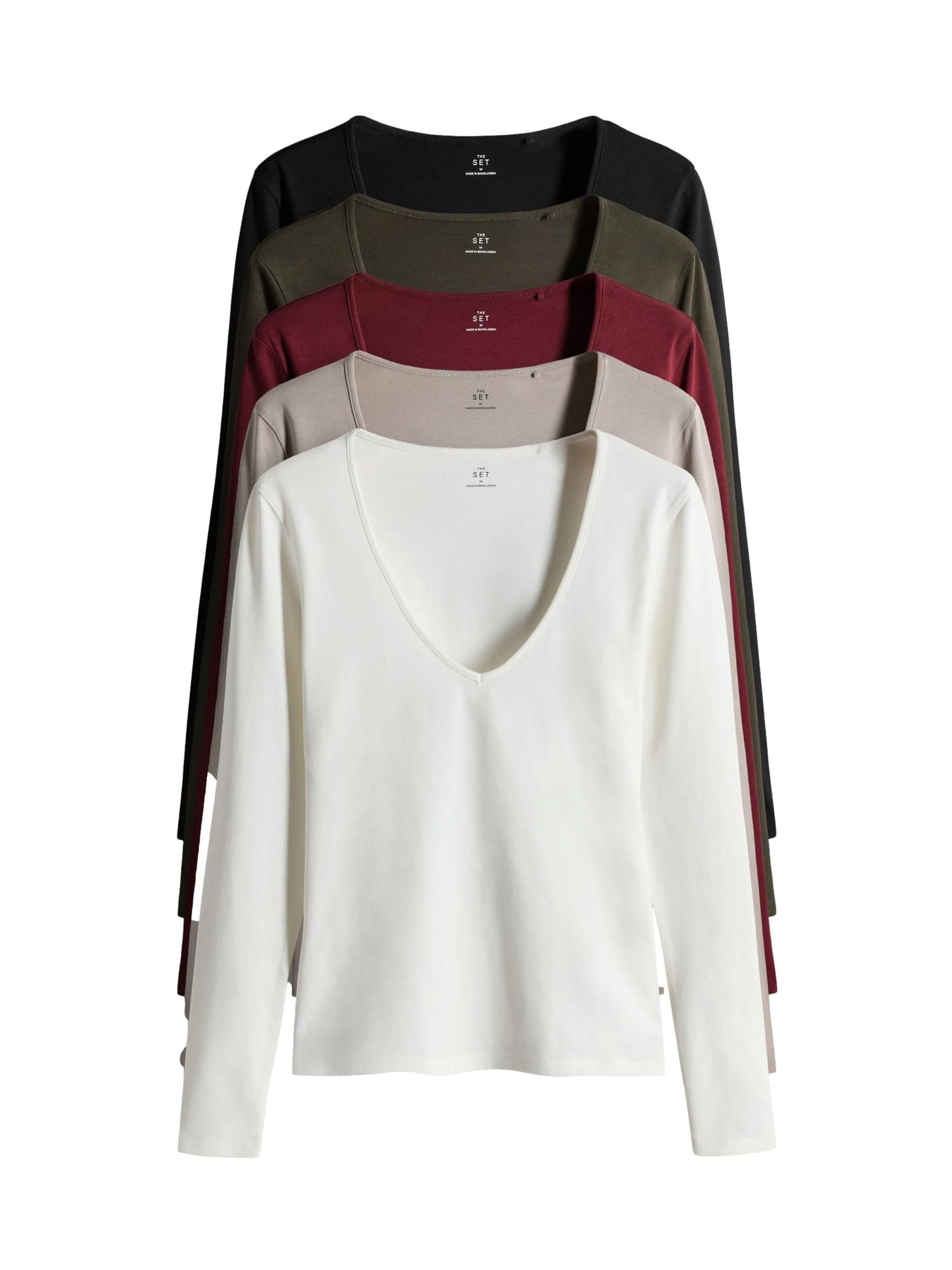 Next The Set maglia manica lunga donna 5 pezzi aderente