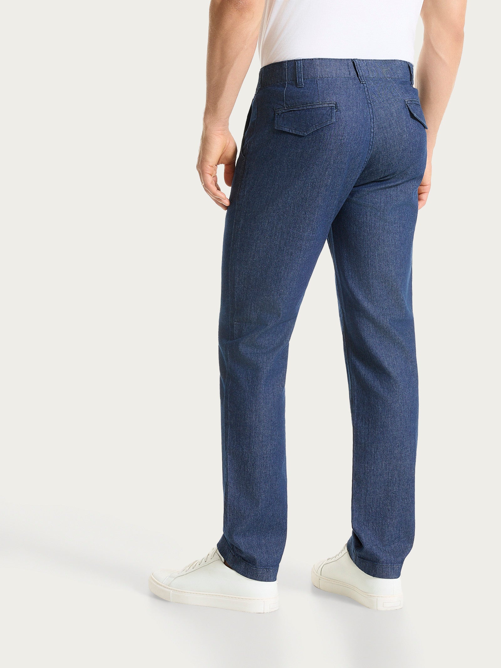 Ragno Jeans Chino Light Denim pantaloni uomo Indigo elasticizzato