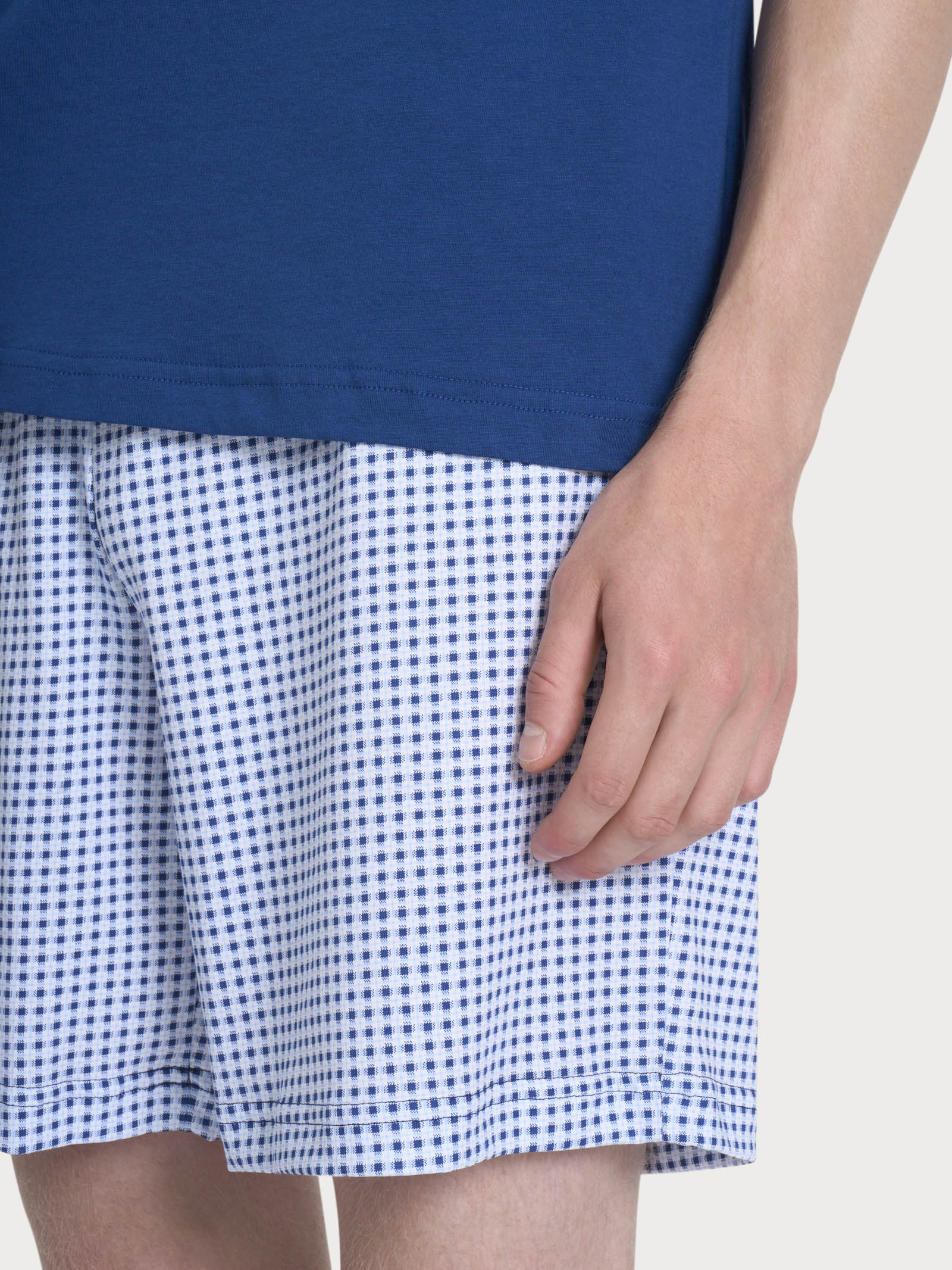 Ragno Jersey Cotone pigiama corto Navy Peony
