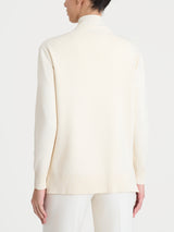 Ragno Super Soft cardigan aperto Avorio maniche lunghe