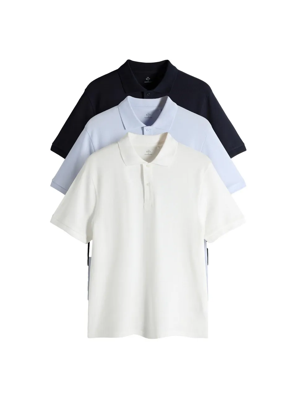 Geo Next The Set polo uomo cotone piqué 3 pezzi
