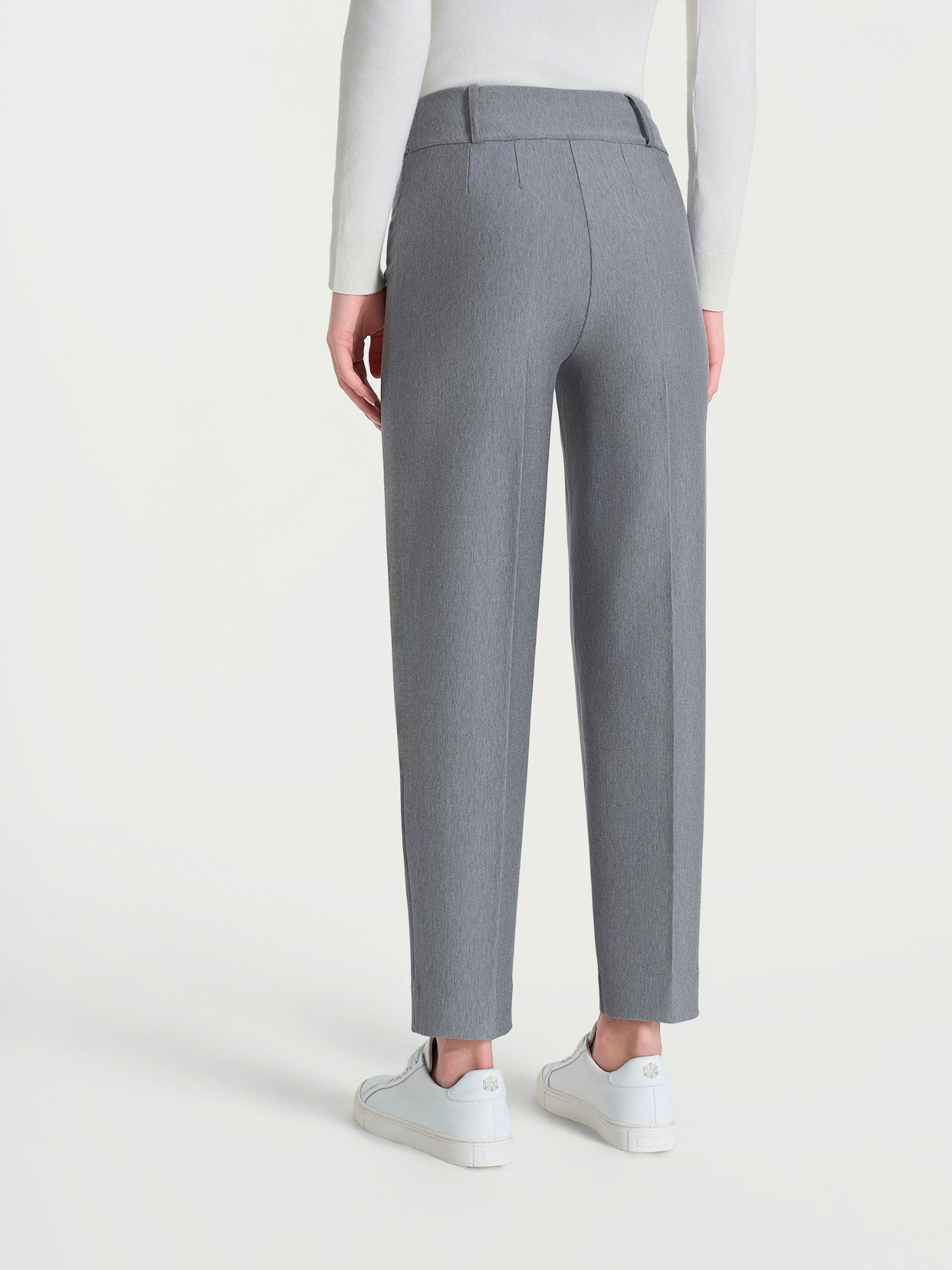 Ragno Compact pantalone a carota grigio mel. tapered