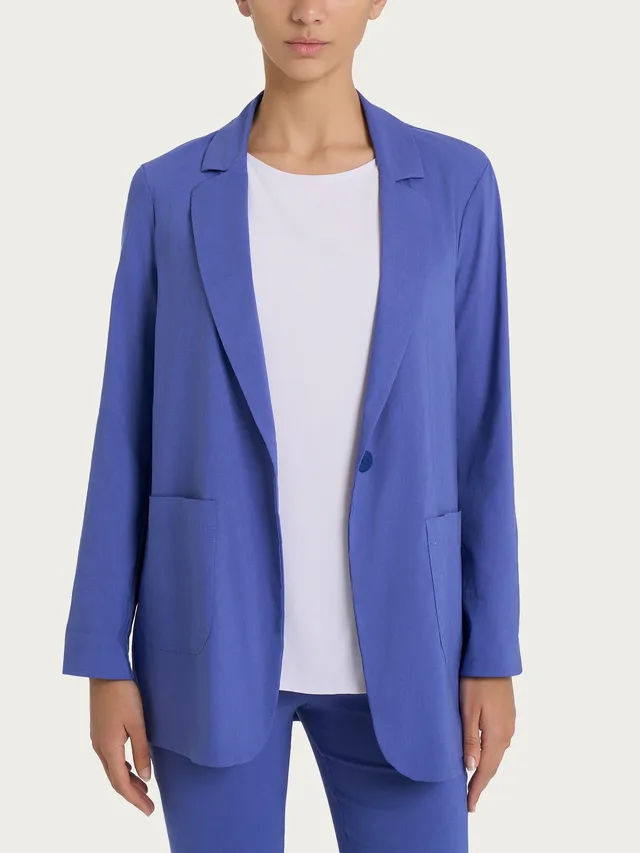 Ragno Super Fresh blazer destrutturato Skipper Blue leggero