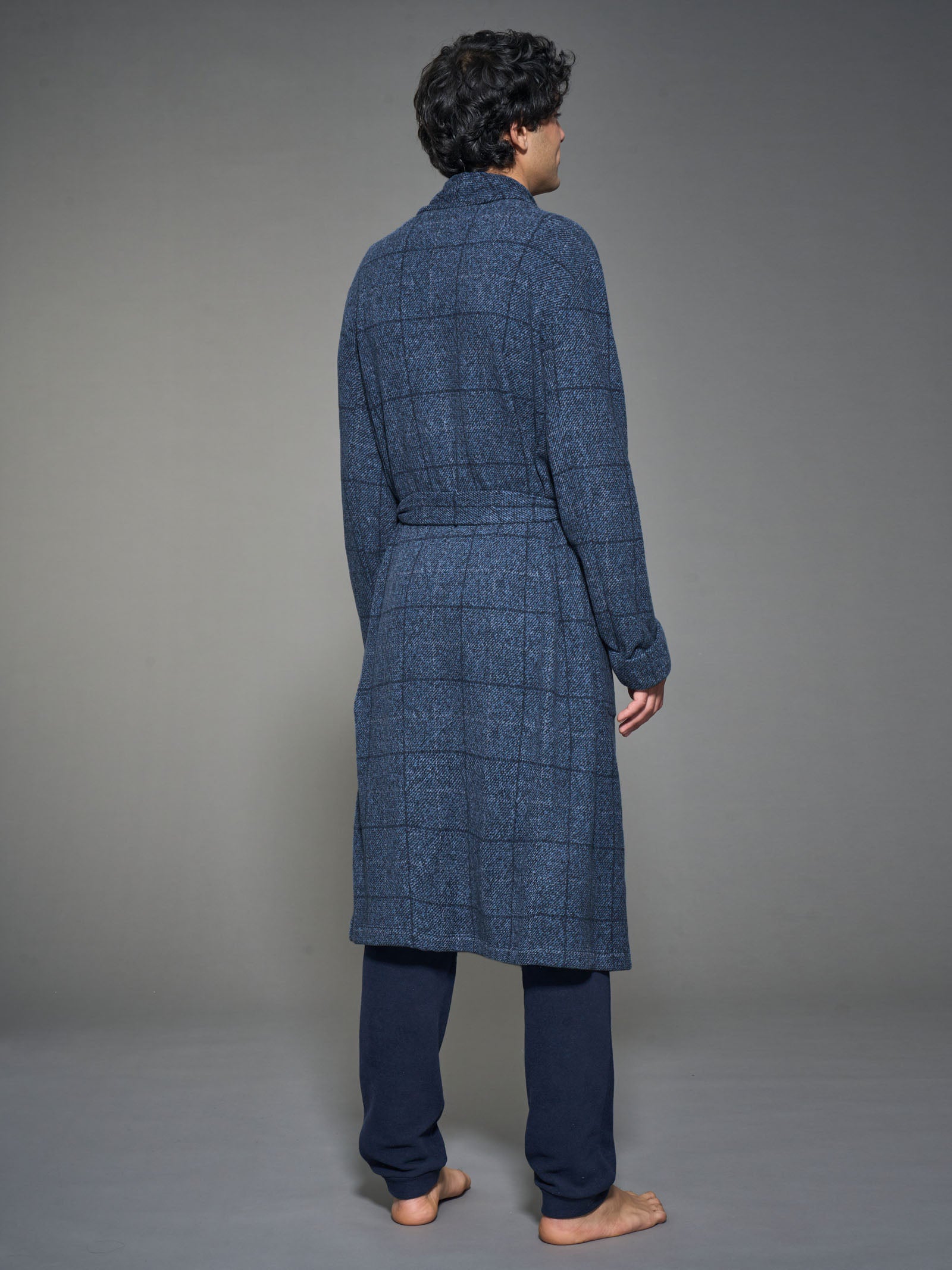 Ragno Cotton Eco Pile Vestaglia Lunga Uomo Fant.Denim Calda