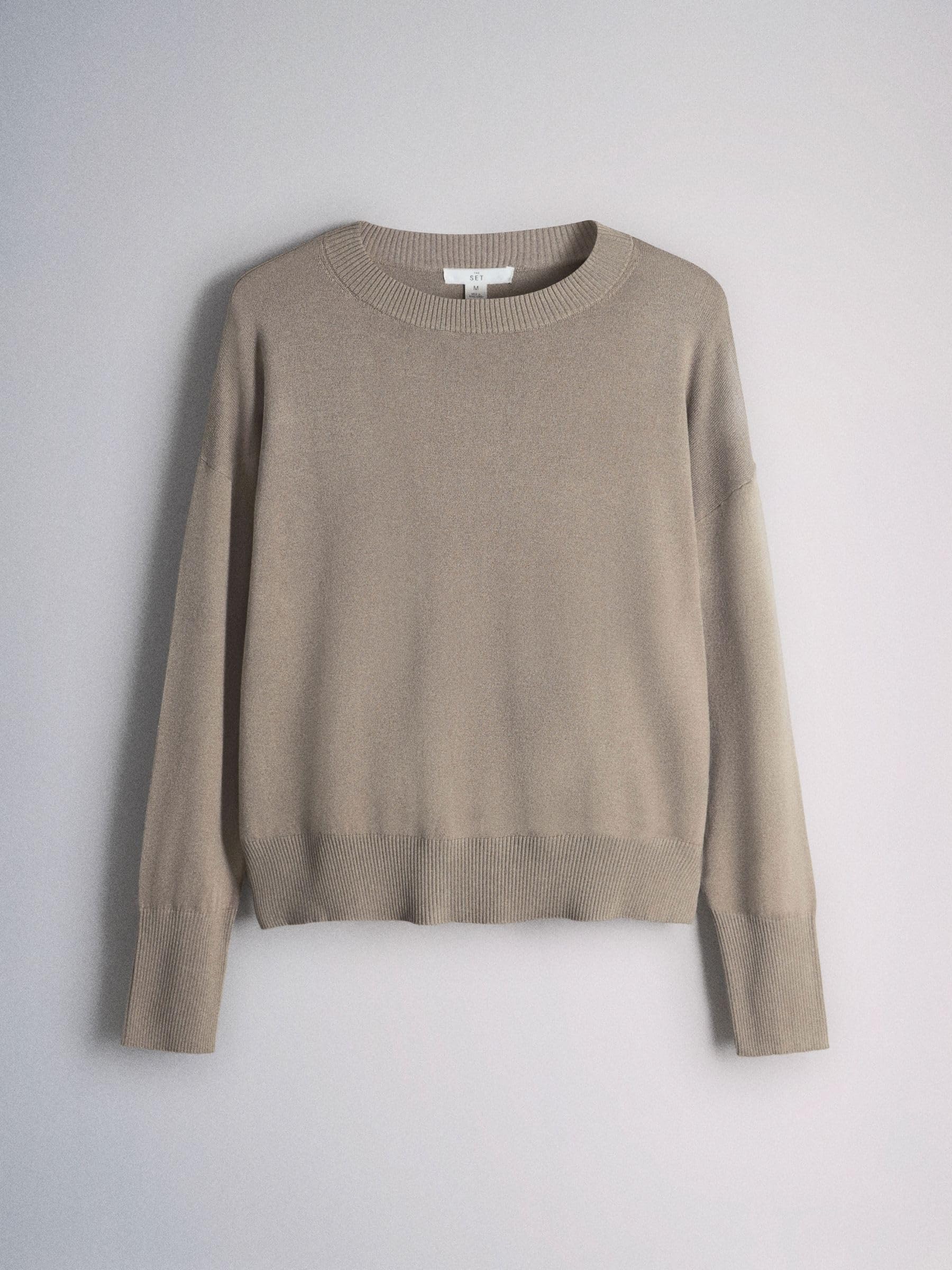 NEXT THE SET Girocollo Sottili Maglia Donna 3 Pezzi Morbida