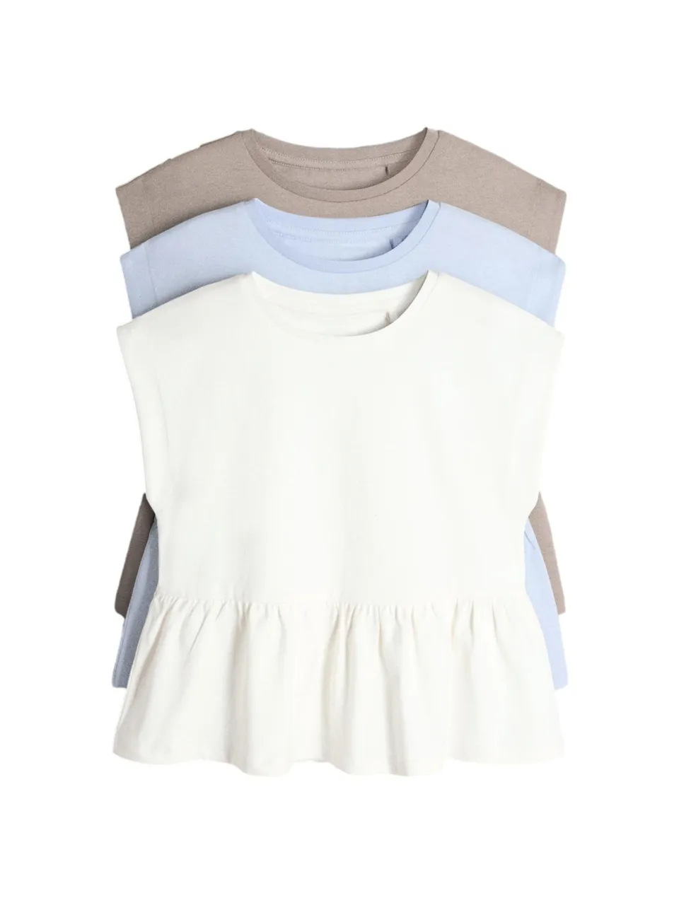 Next The Set top jersey maniche corte 3 pezzi bambina