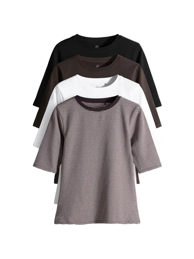 Next The Set t-shirt donna girocollo 4 pezzi mezza manica