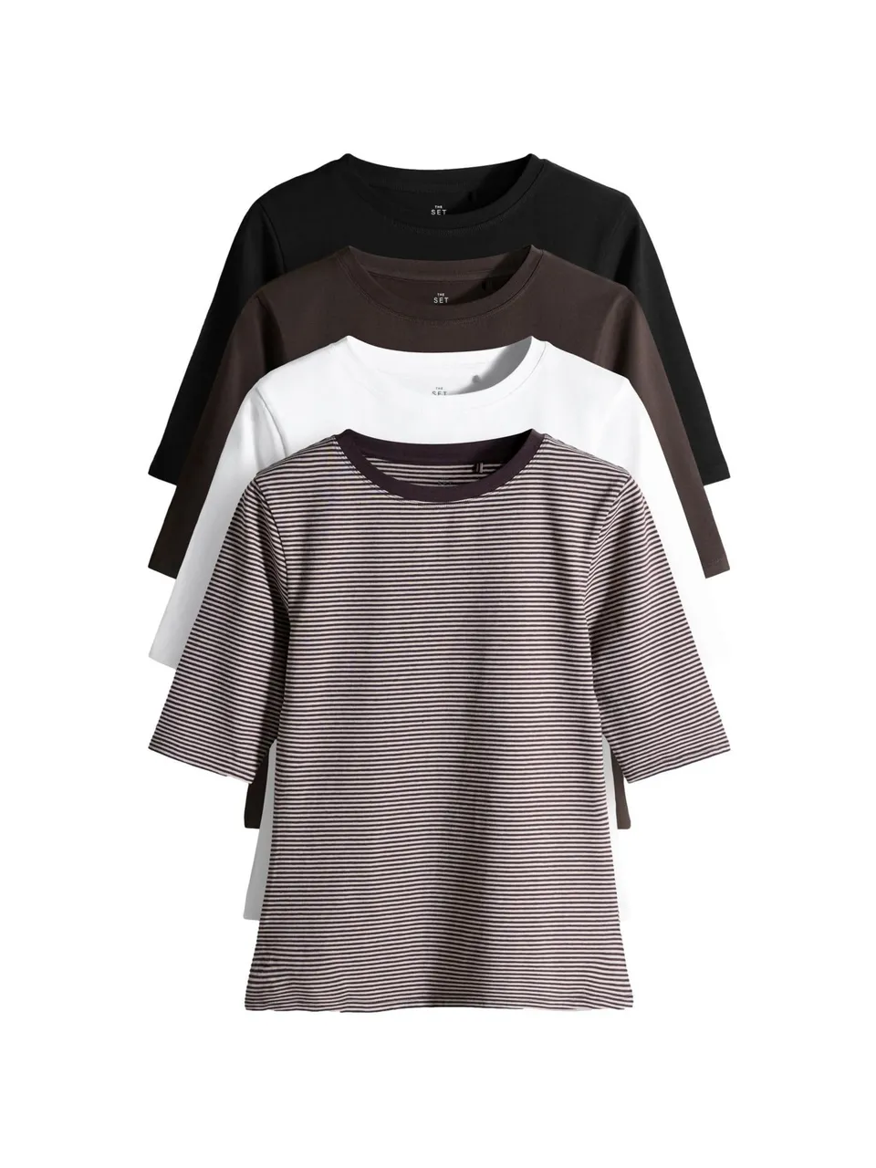 Next The Set t-shirt donna girocollo 4 pezzi mezza manica