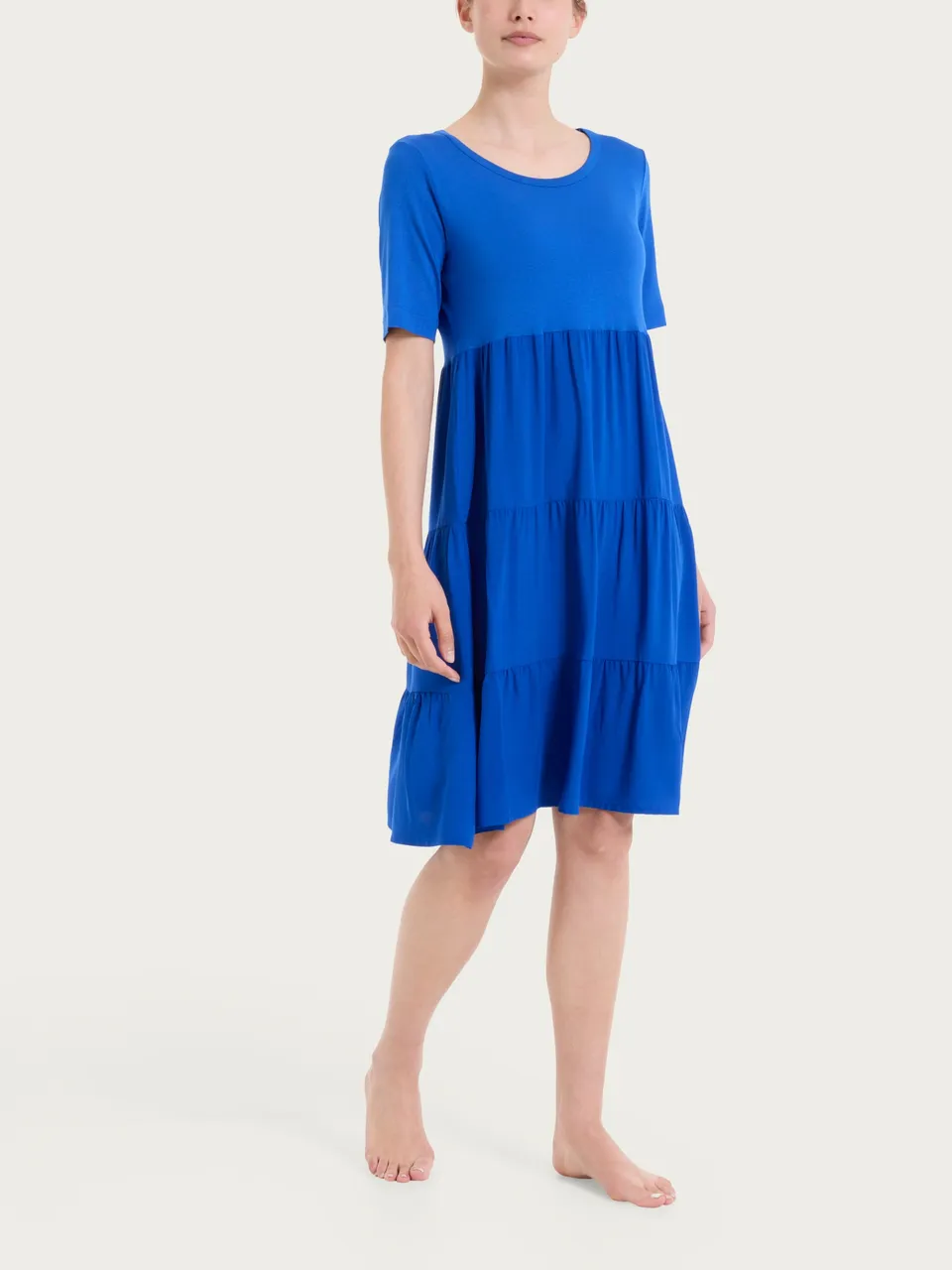 Ragno Viscosa Summer Vestito Balze Surf the Web