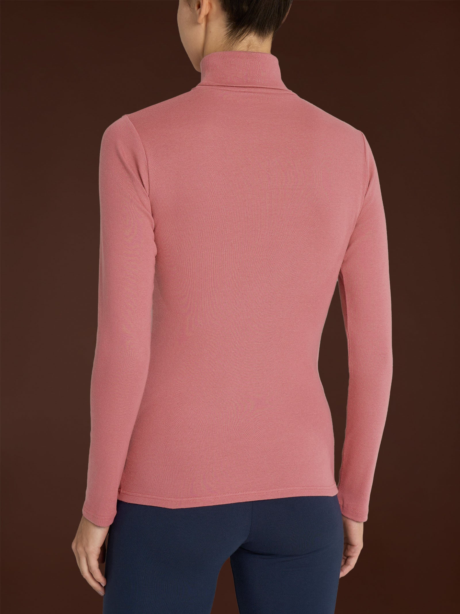 Ragno Thermo Cotton Dolcevita Rosa Antico cotone