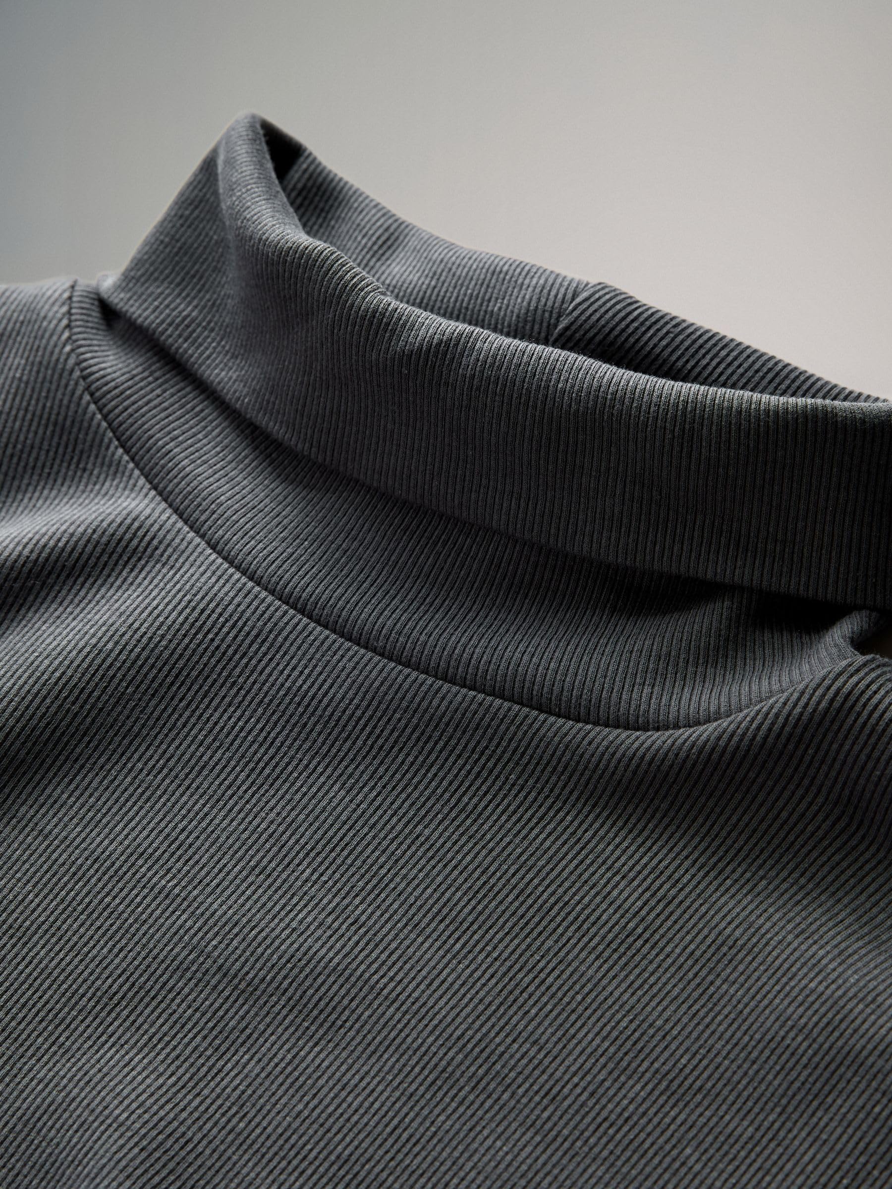 Geo Next The Set Maglia a Coste Manica Lunga 3 Pezzi Collo Alto