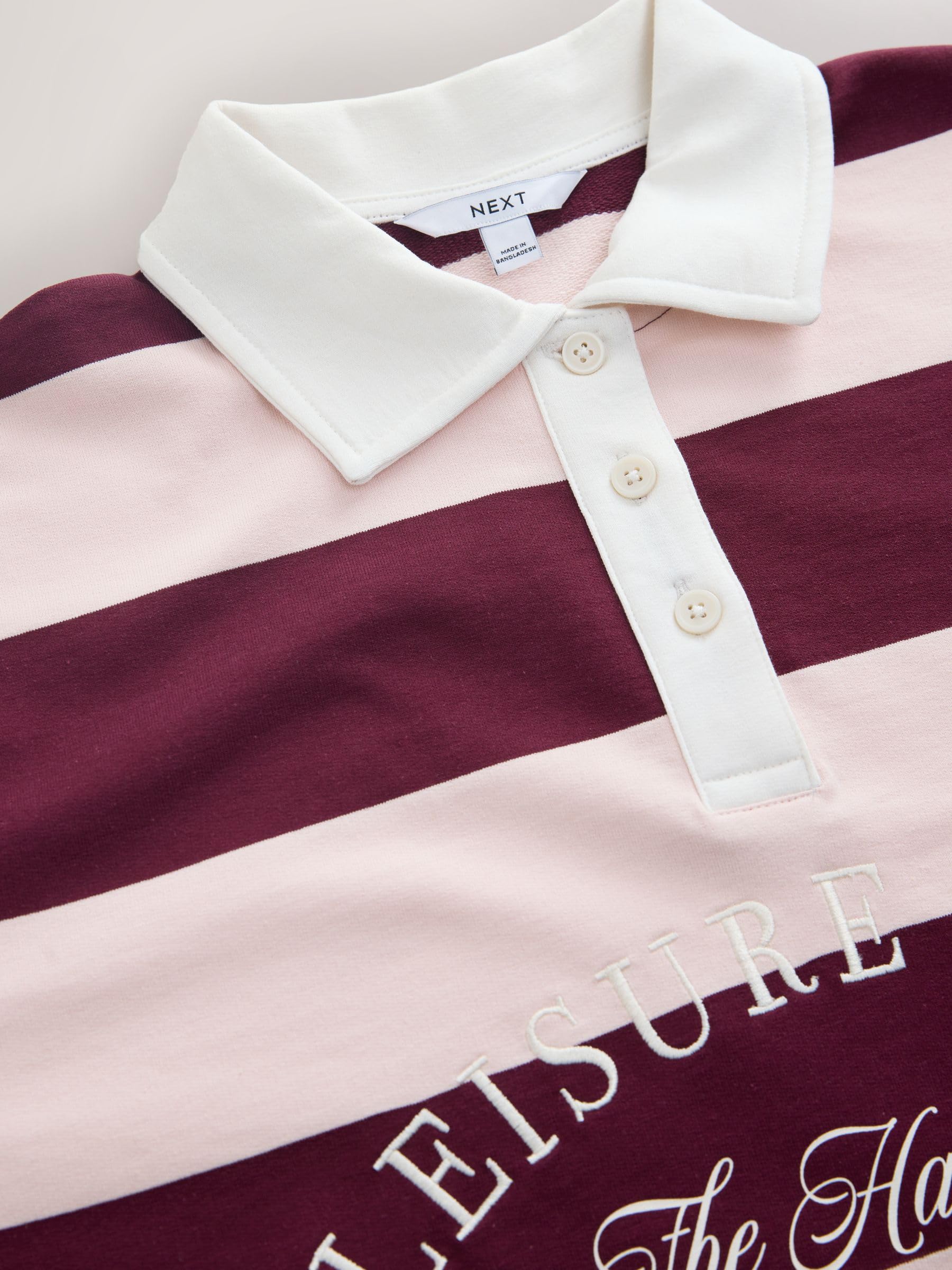 Next Leisure Club felpa rugby donna M a righe