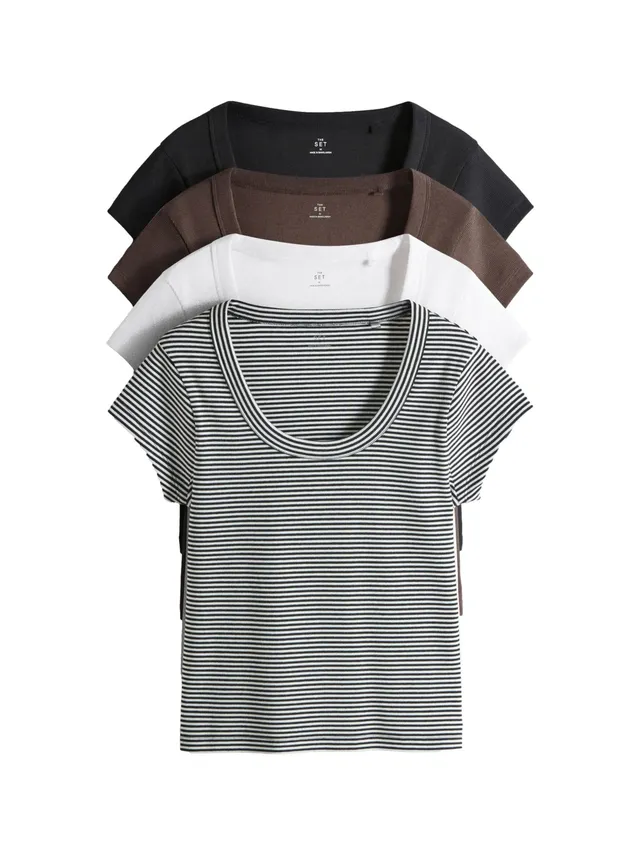Geo Next The Set Top Coste Scollo Rotondo 4 Pezzi