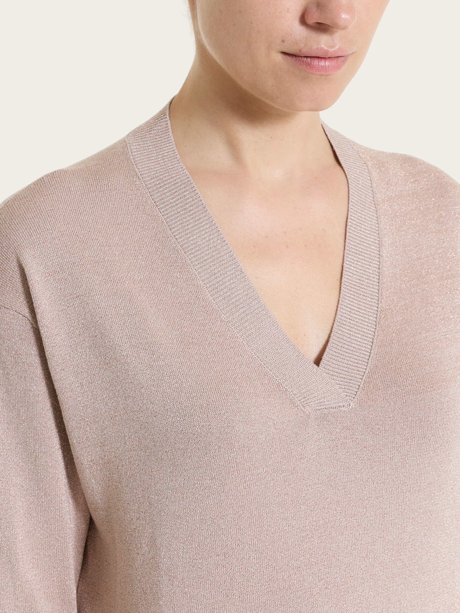 Ragno Summertime Maglia scollo V lurex Sphinx