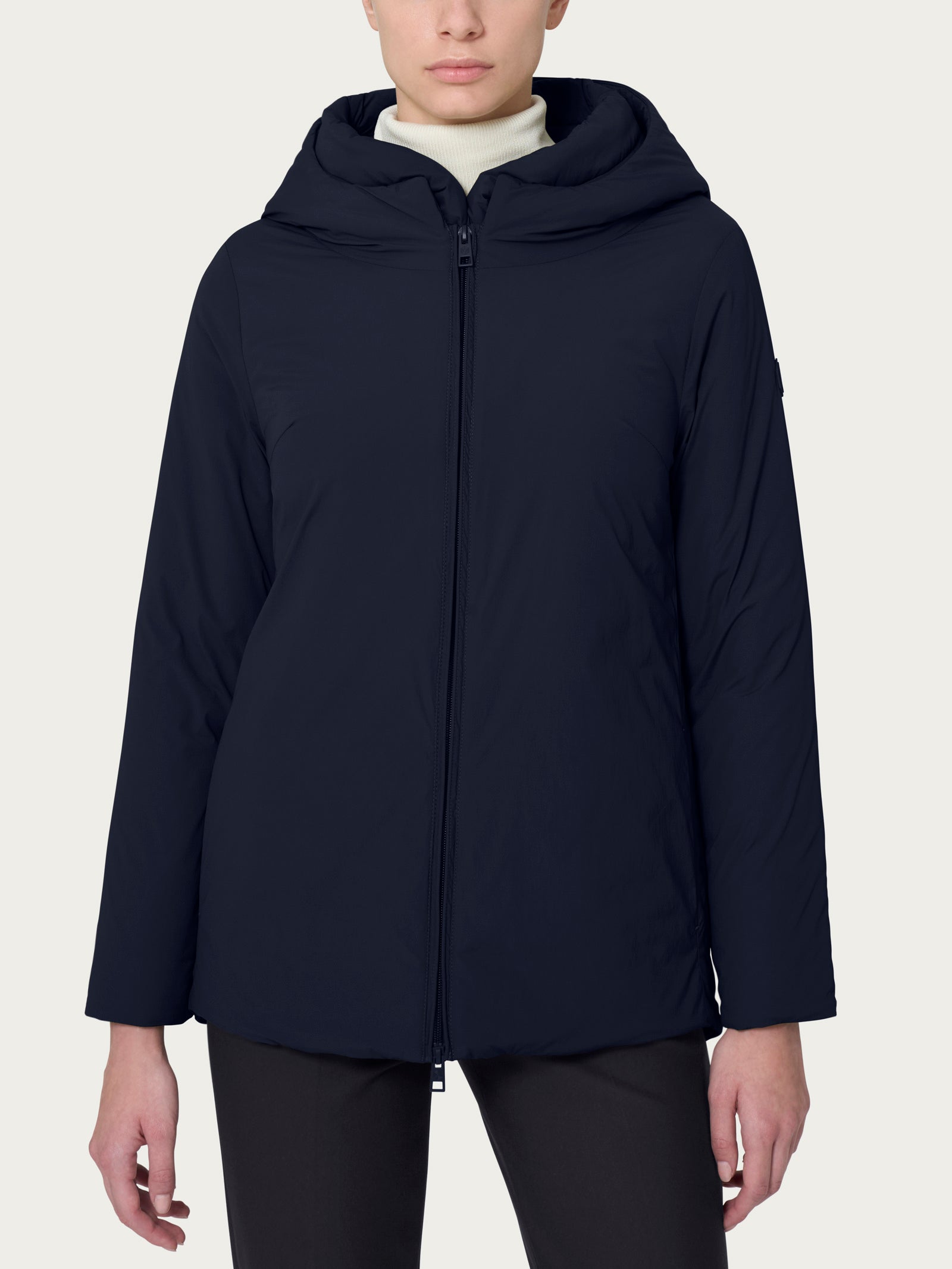 Ragno Comfort Piumerino 150g cappuccio navy lana