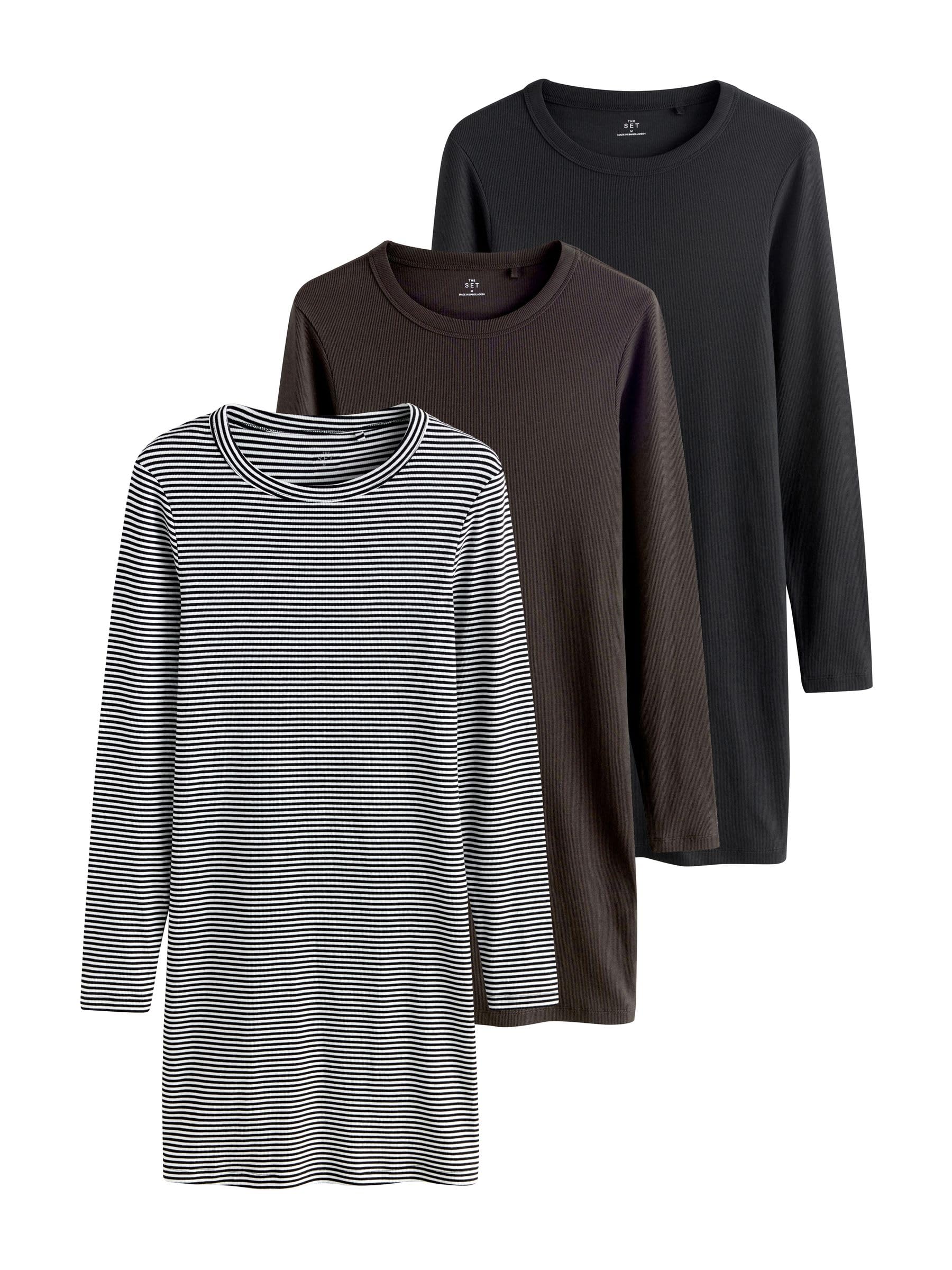 Geo Next The Set 3 Abiti Corti Donna Maniche Lunghe