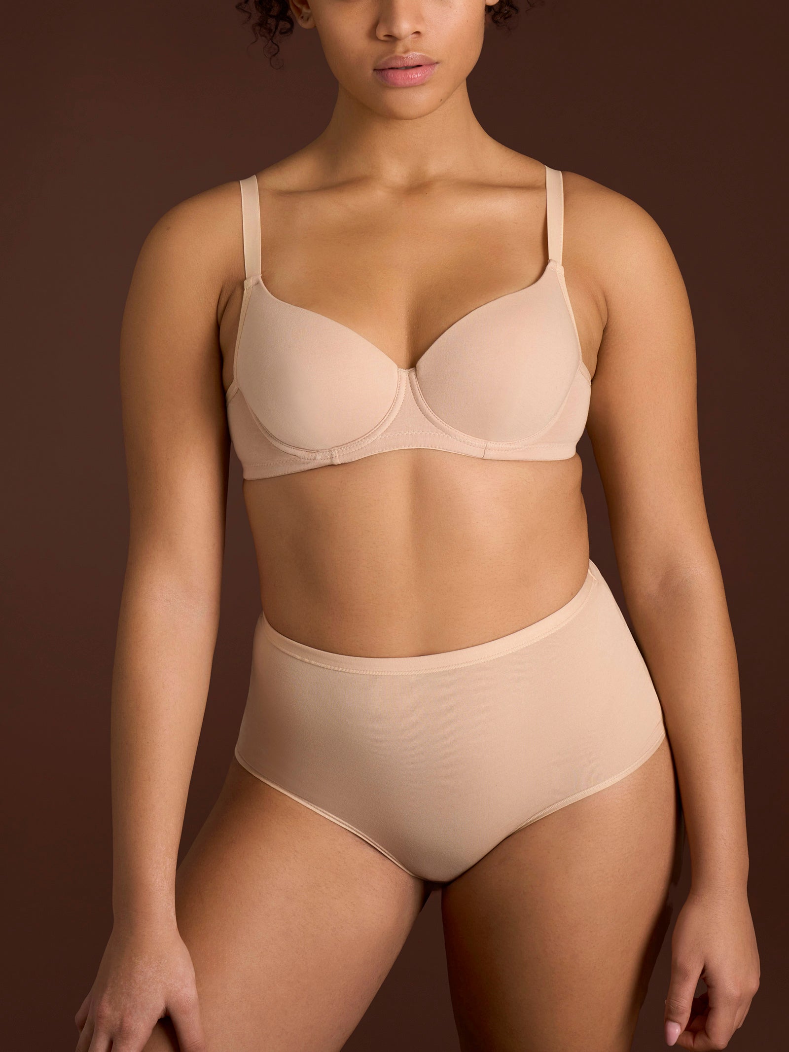 Ragno beYOUtiful YouUp reggiseno Smoke Gray cotone spacer